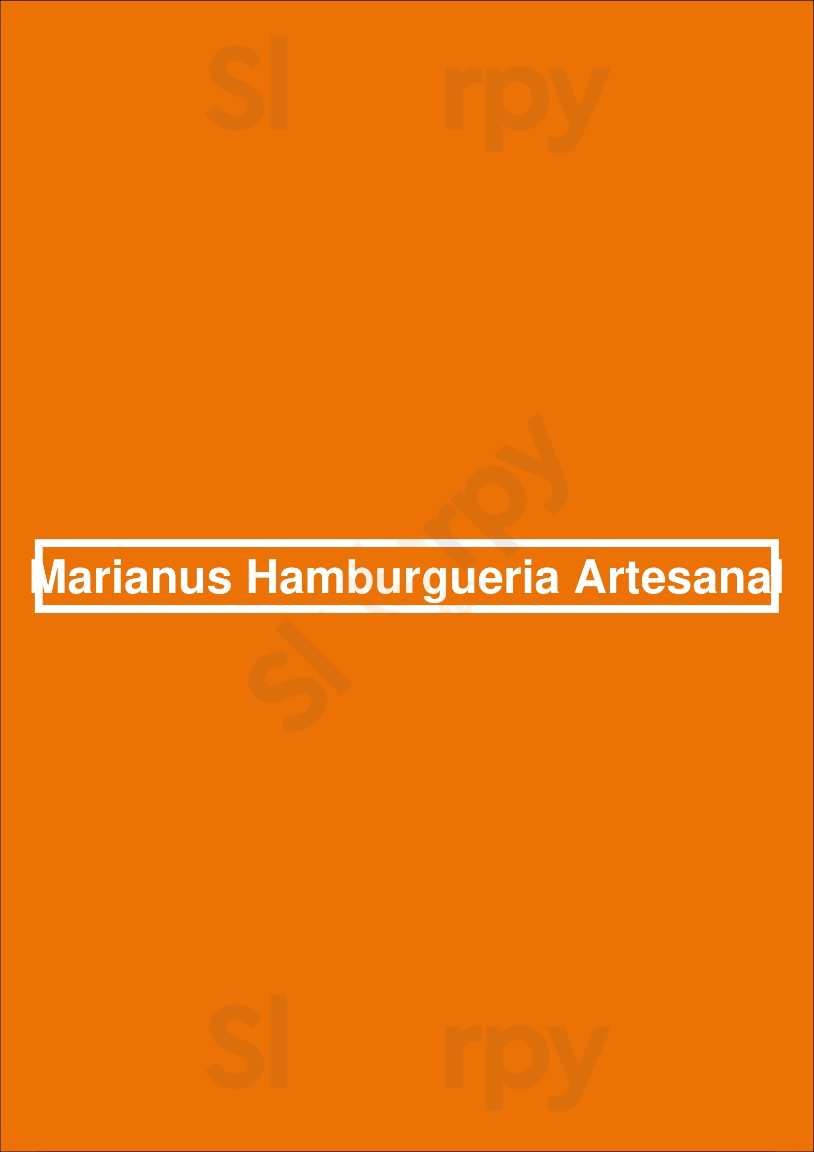 Marianus Hamburgueria Artesanal Porto Menu - 1
