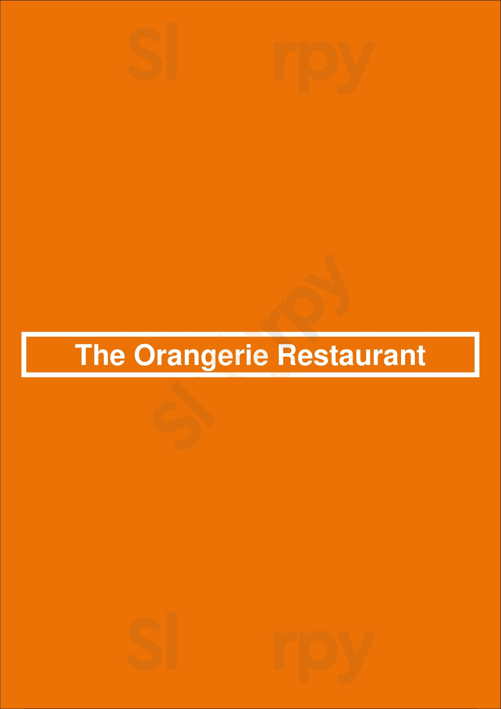 The Orangerie Restaurant Vila Nova de Gaia Menu - 1
