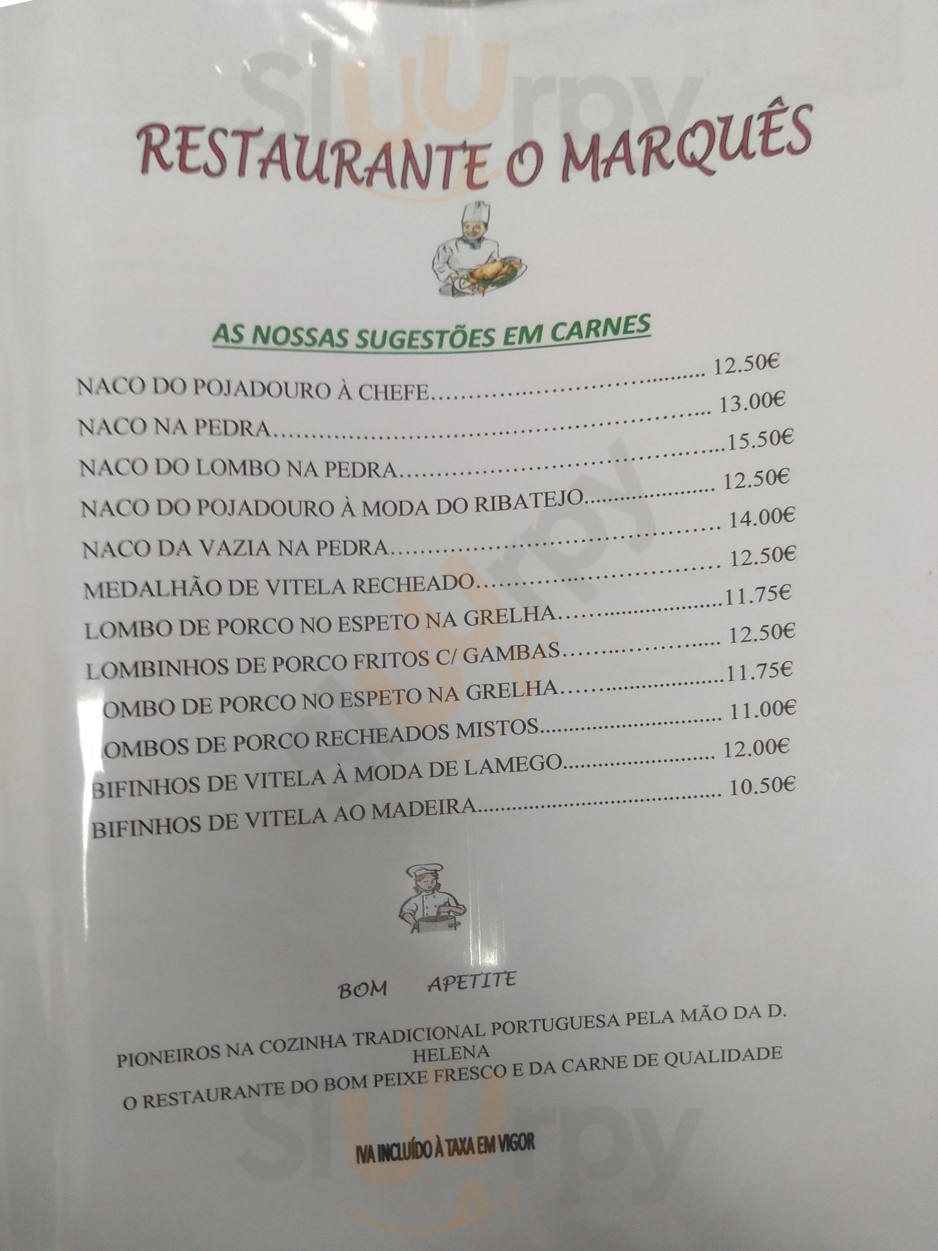Restaurante O Marques Odivelas Menu - 1