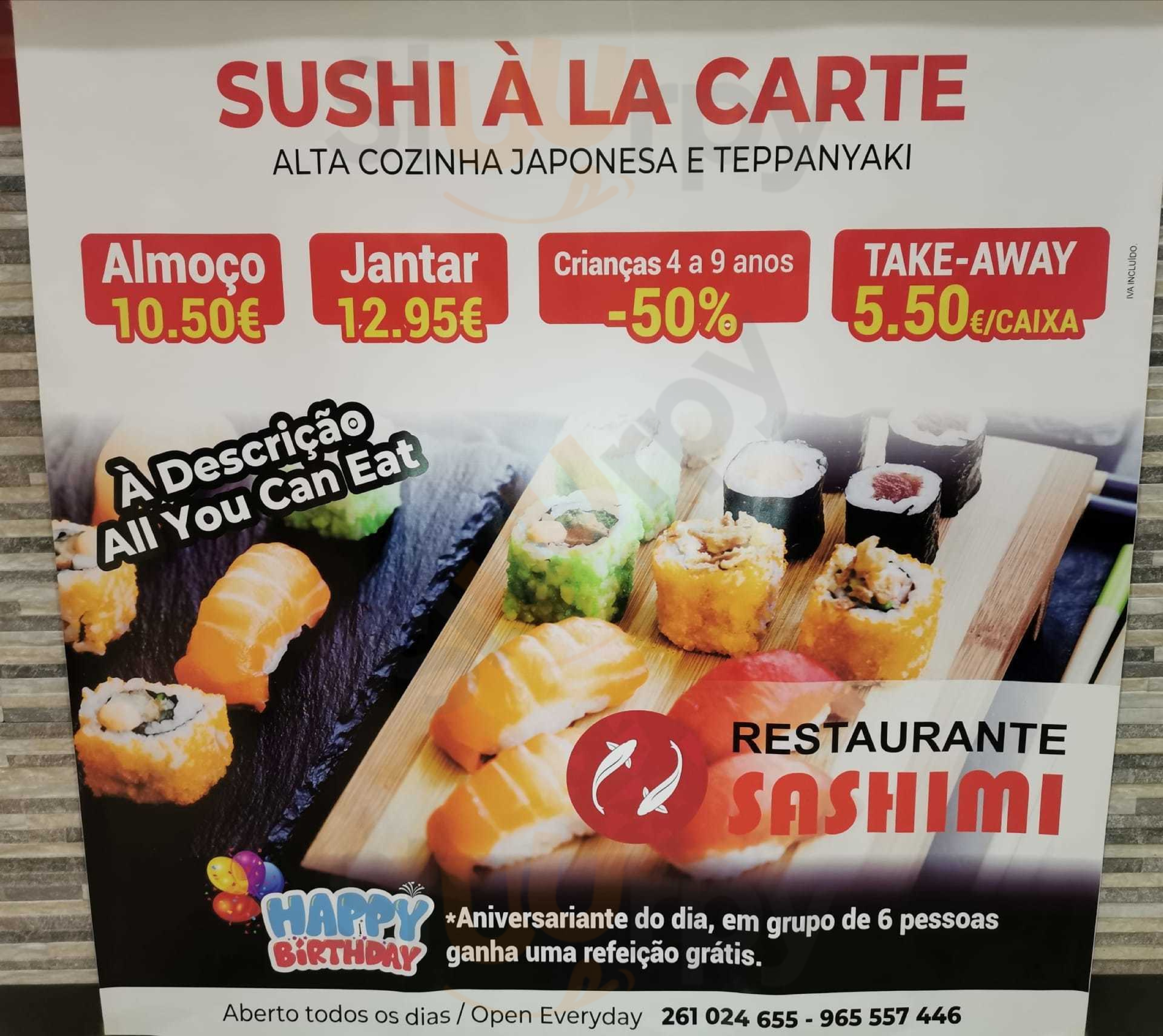 Restaurante Sashimi Torres Vedras Menu - 1