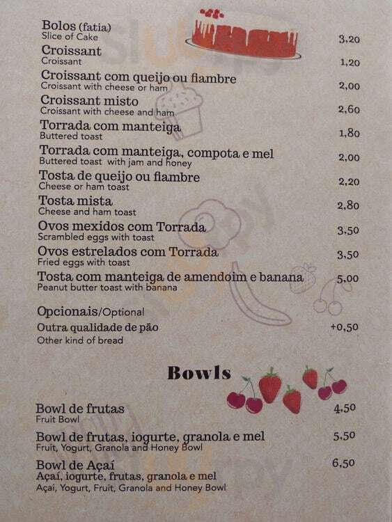 Negra Café Baixa Porto Menu - 1