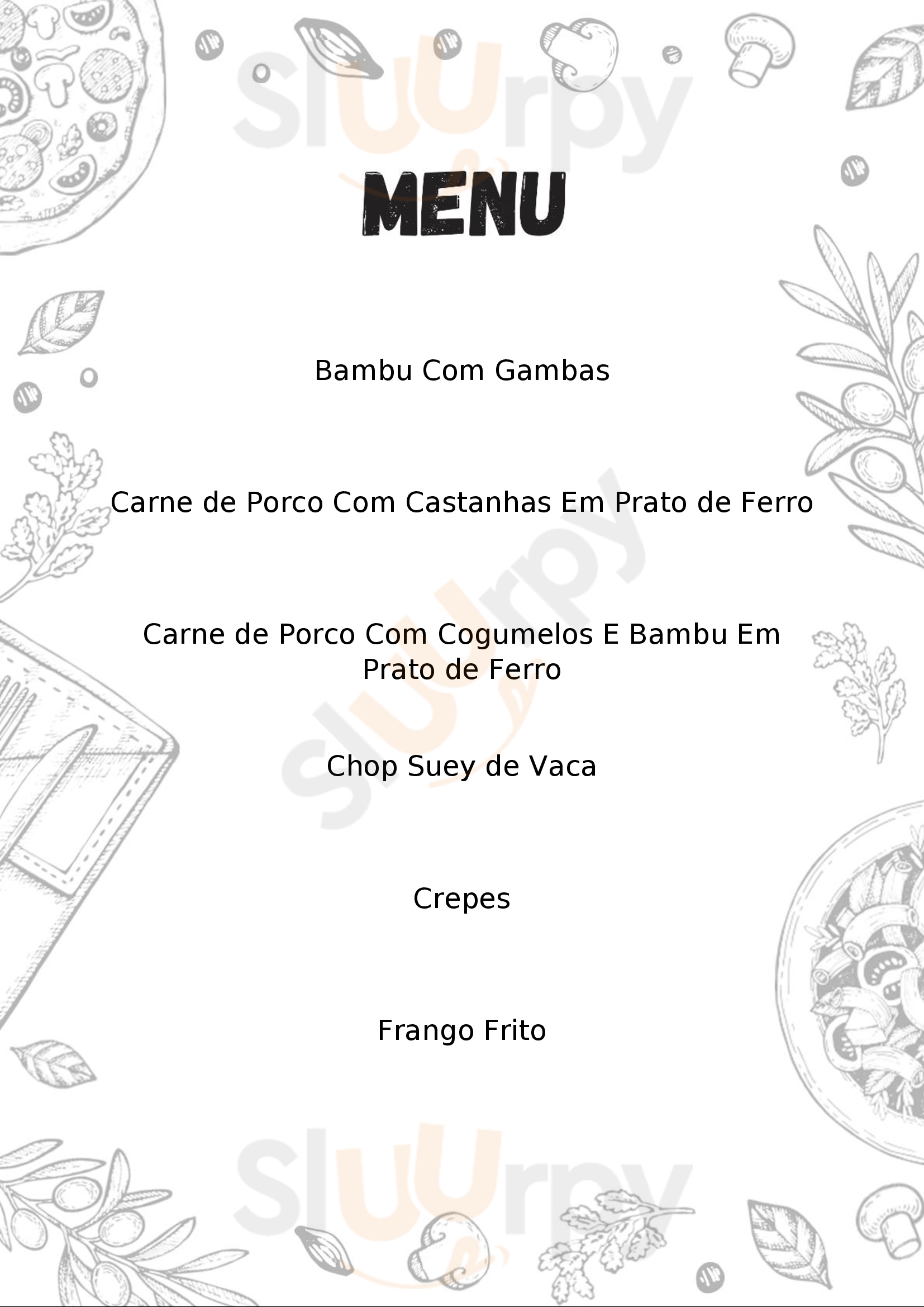 Restaurante Mandarim Vila Real Menu - 1