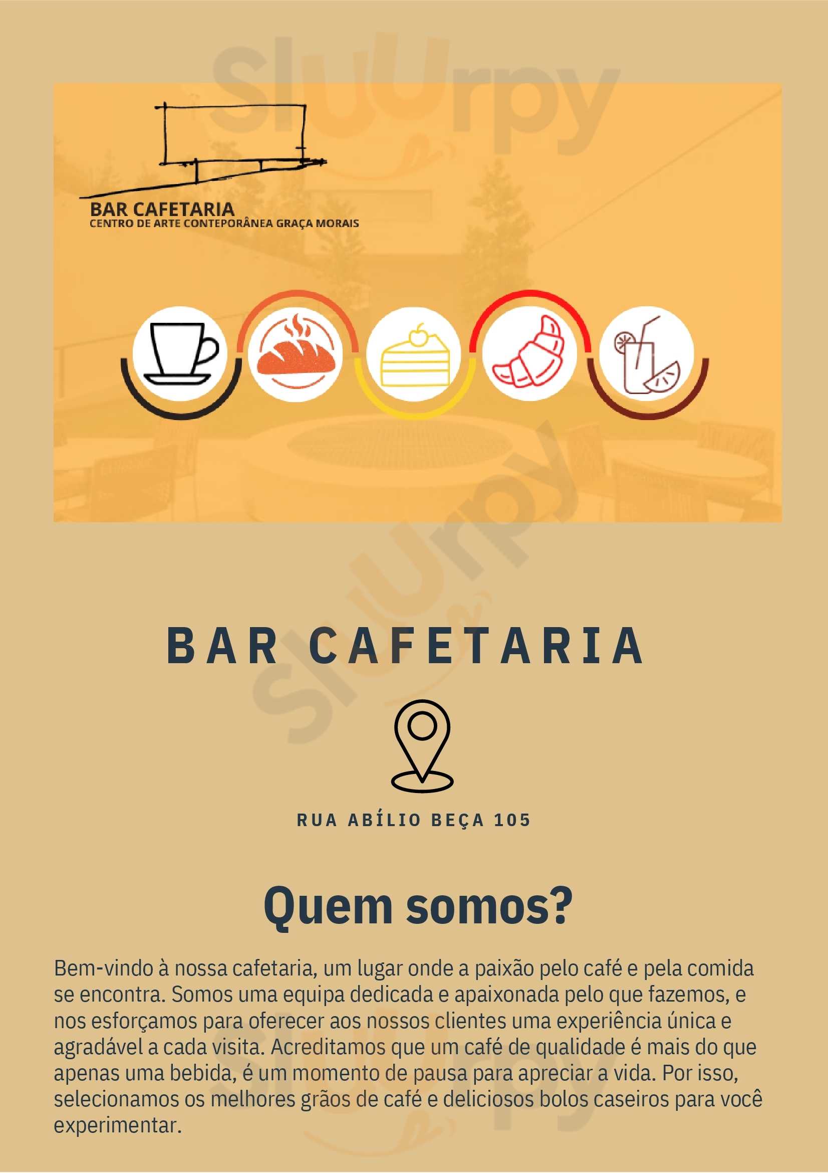 Cafetaria Do Centro De Arte Contemporânea Graça Morais Braganca Menu - 1