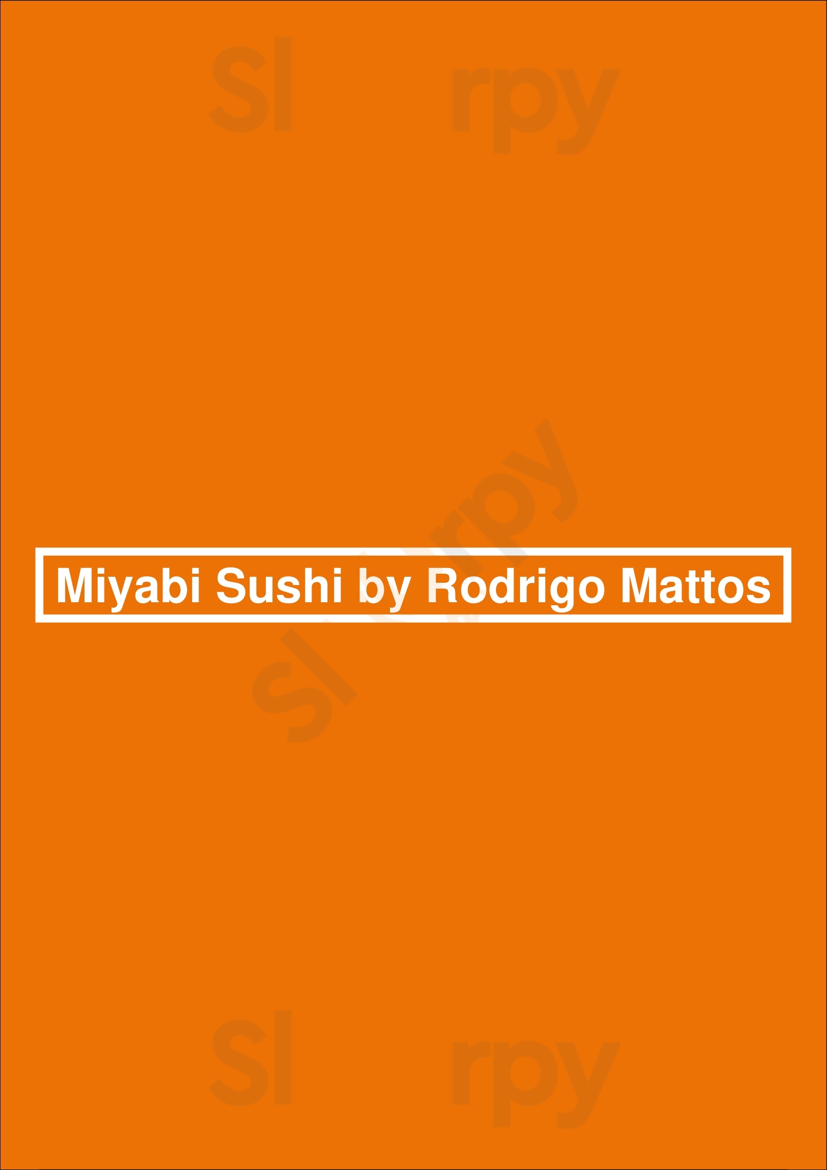 Miyabi Sushi By Rodrigo Mattos Ericeira Menu - 1