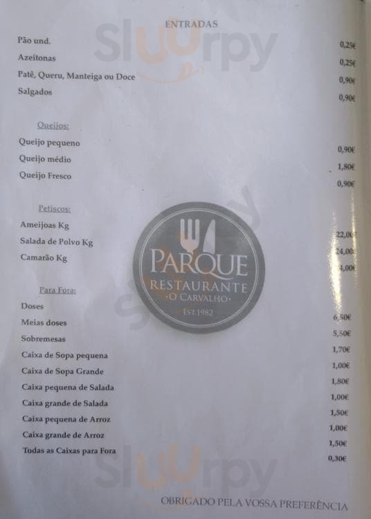Café Restaurante Parque Torres Vedras Menu - 1