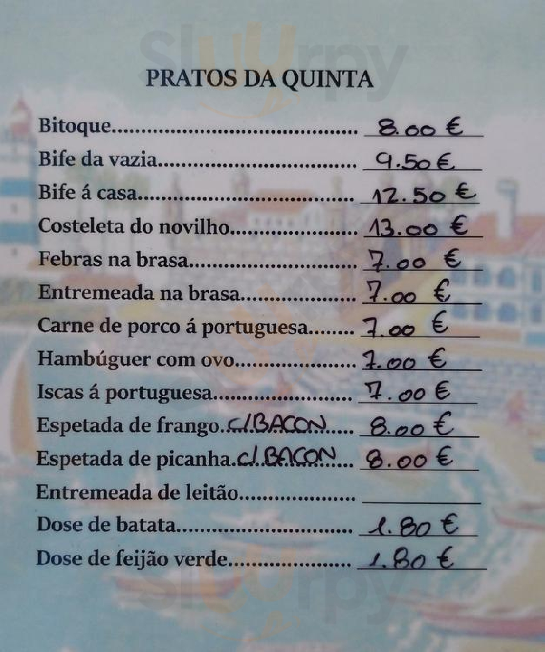 Restaurante O Cantinho Da Belinha Cascais Menu - 1