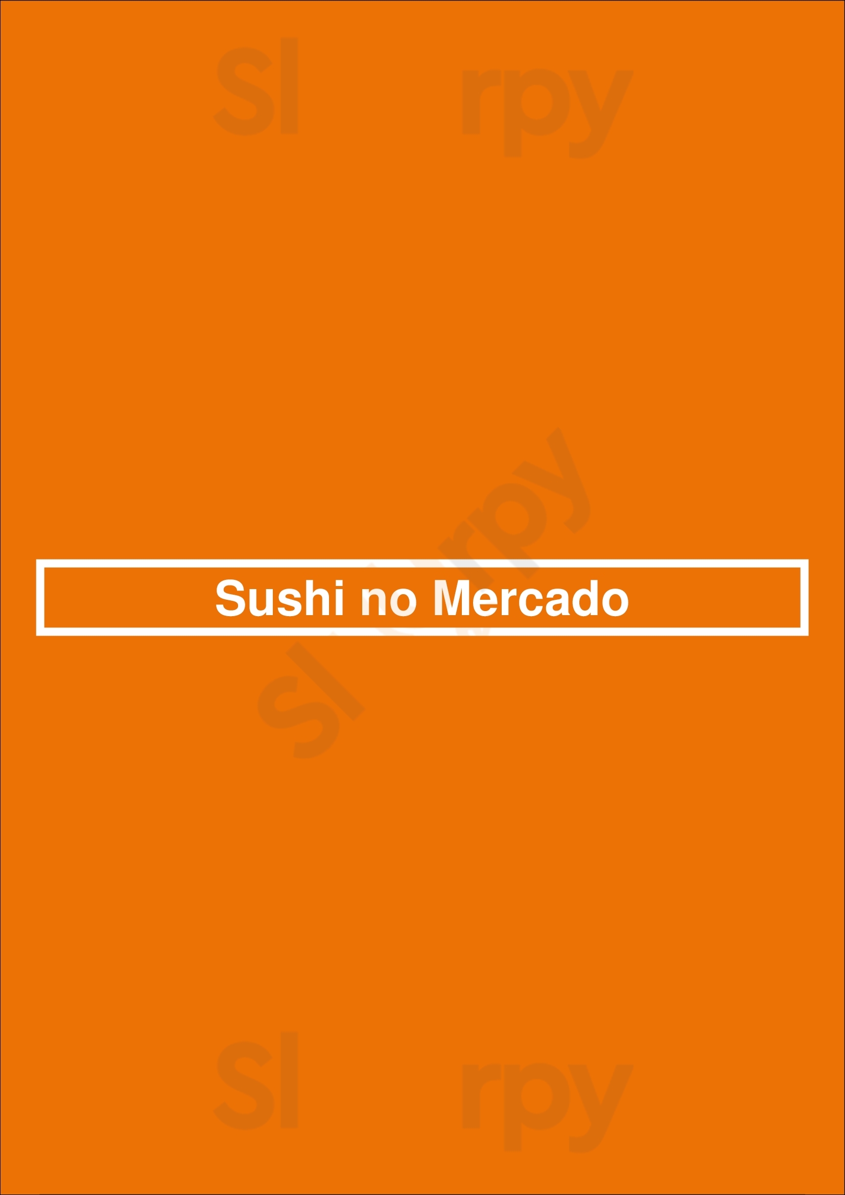 Sushi No Mercado Matosinhos Menu - 1