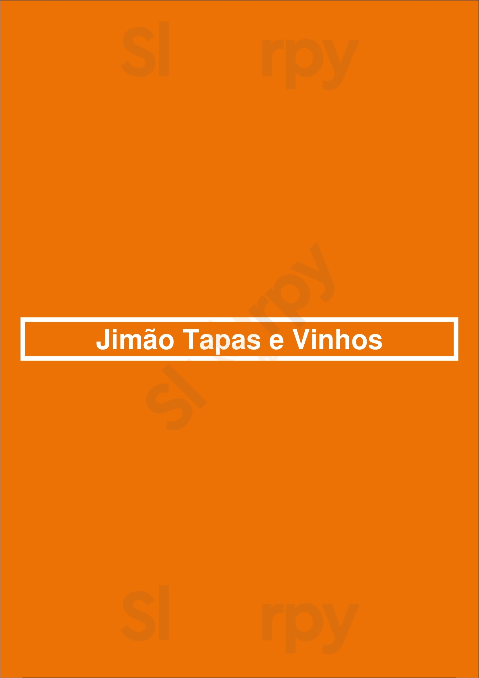 Jimão Tapas E Vinhos Porto Menu - 1