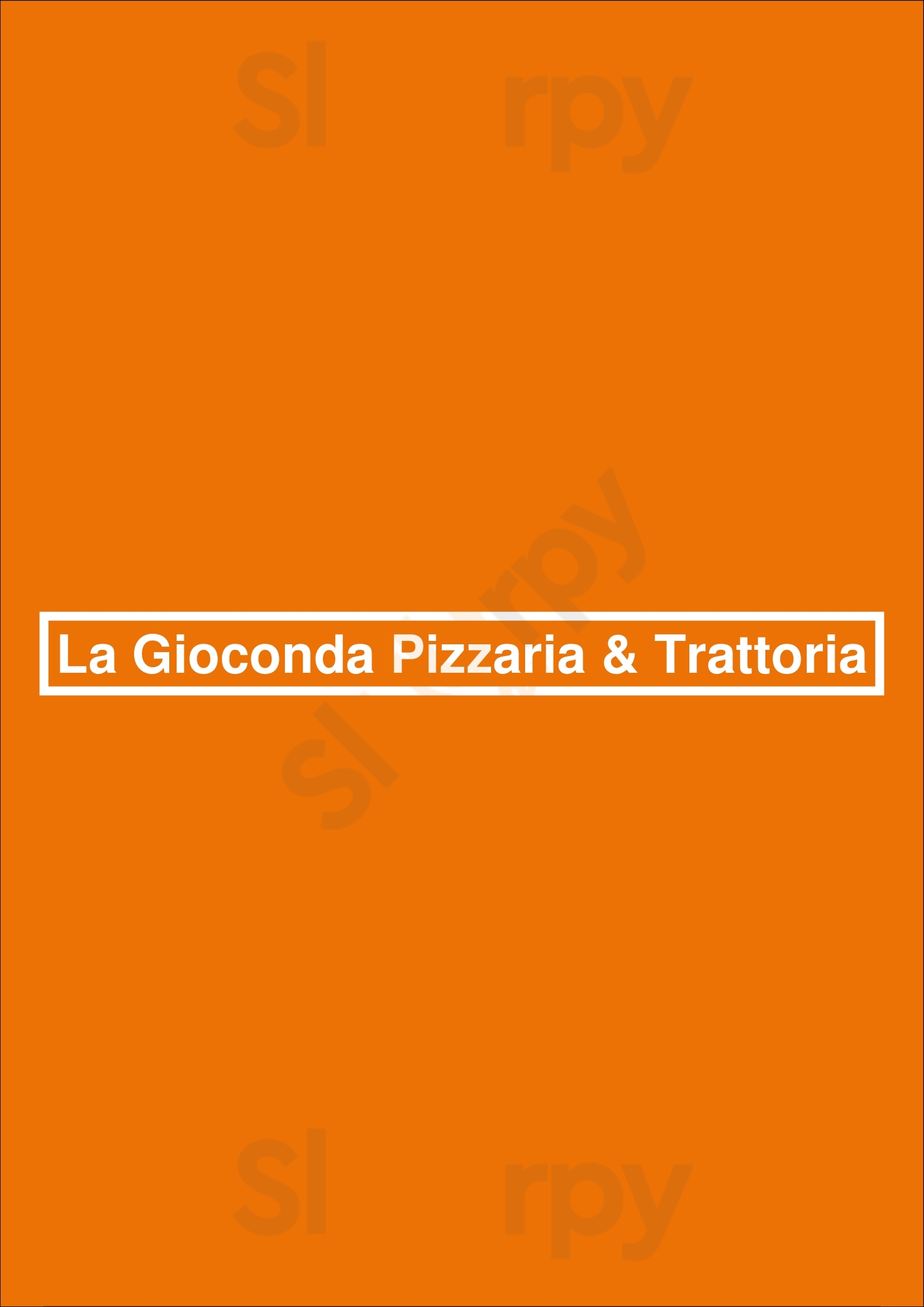 La Gioconda Pizzaria & Trattoria Praia da Rocha Menu - 1