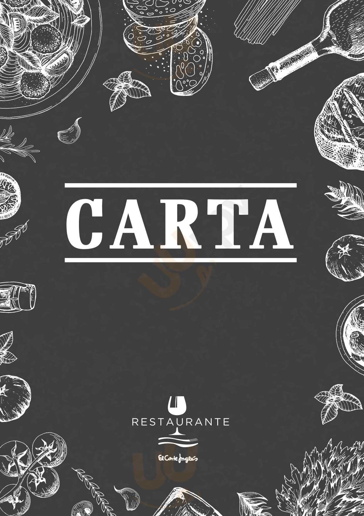 El Cortes Ingles Cafetaria Vila Nova de Gaia Menu - 1