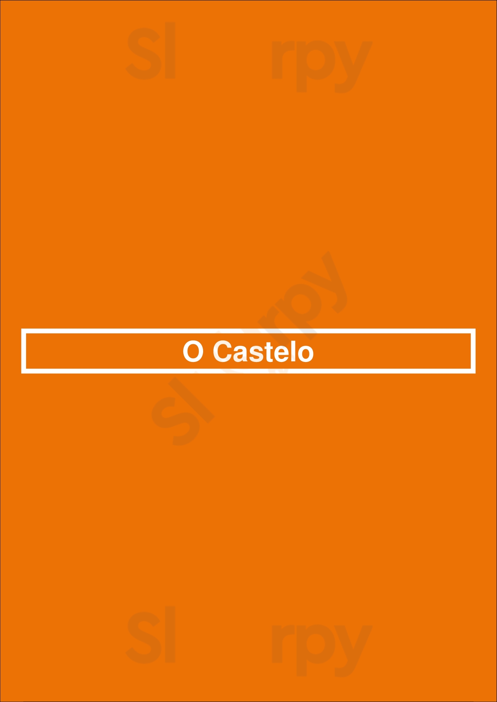 O Castelo Faro Menu - 1