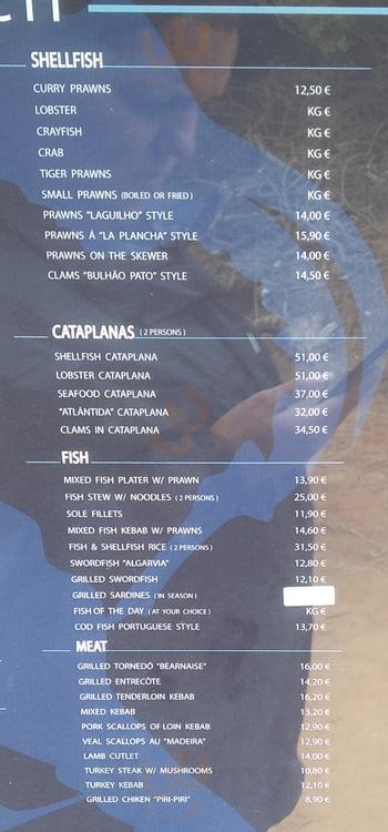 Restaurante Atlantida Alvor Menu - 1