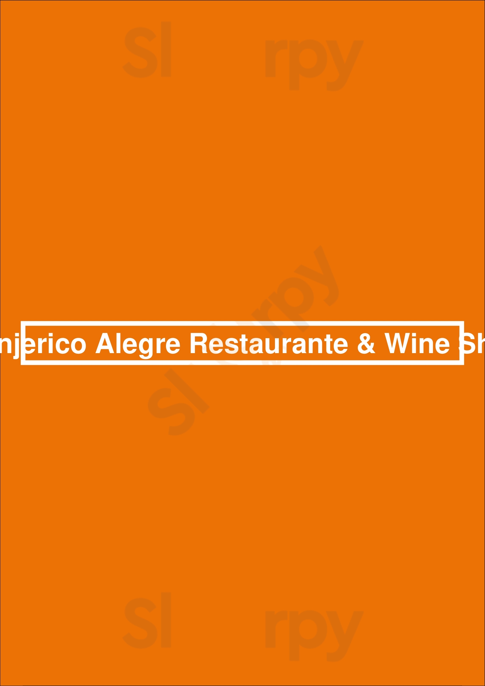 Manjerico Alegre Restaurante & Wine Shop Lisboa Menu - 1