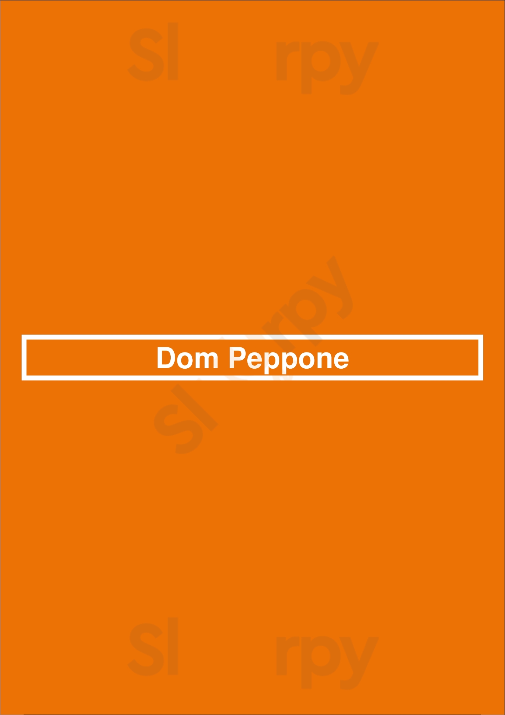 Dom Peppone Setúbal Menu - 1