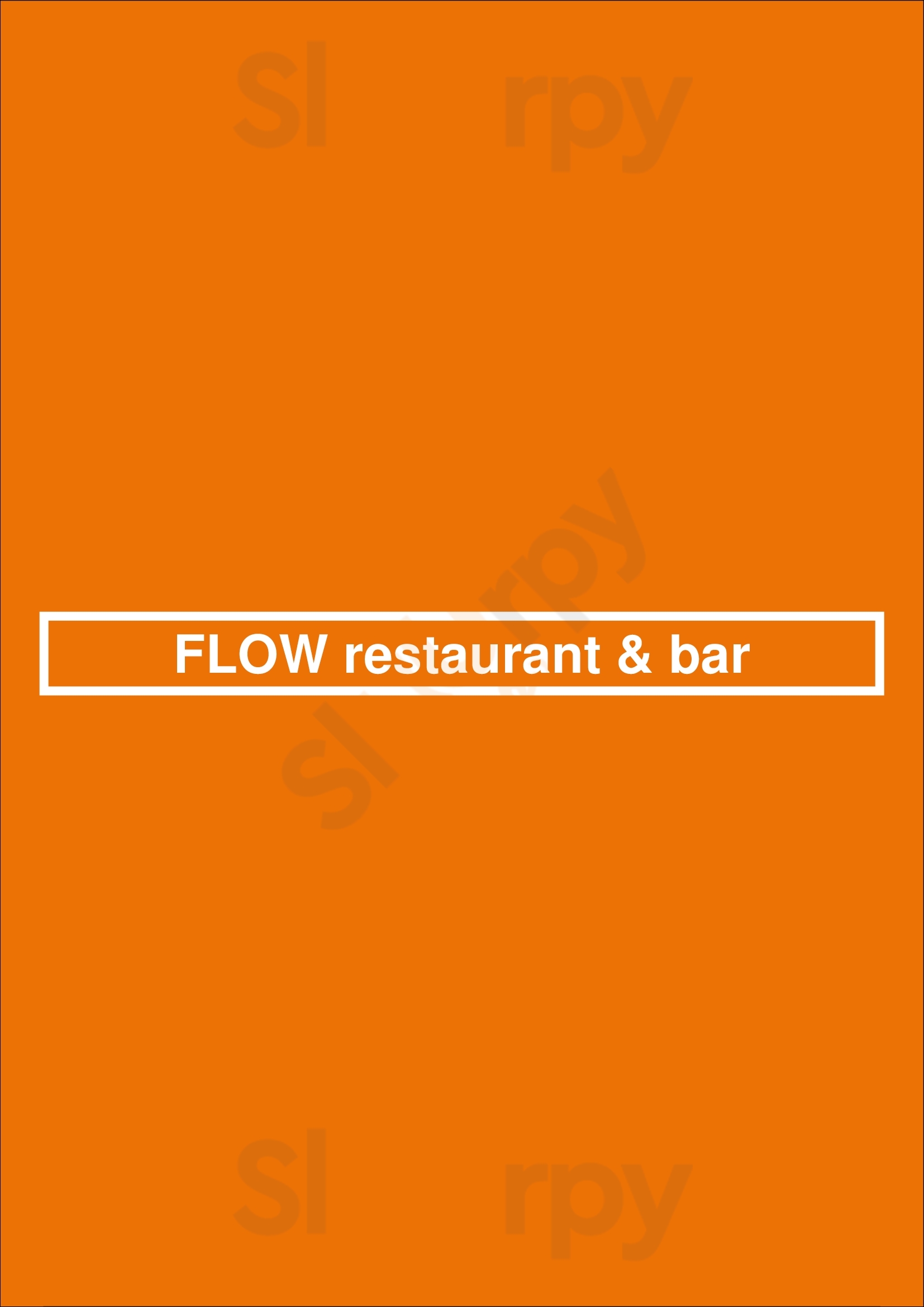 Flow Restaurant & Bar Porto Menu - 1