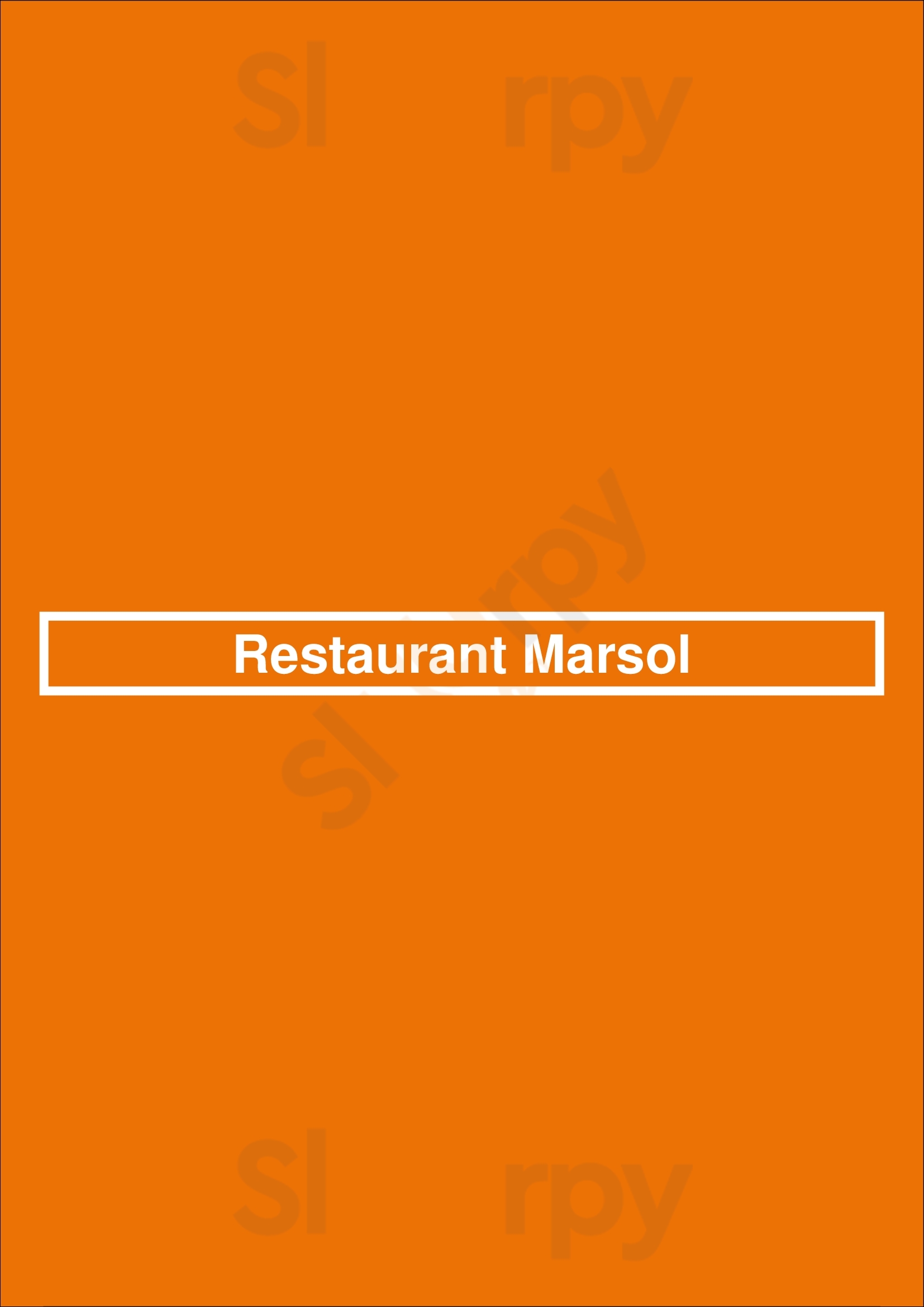 Restaurant Marsol Faro Menu - 1