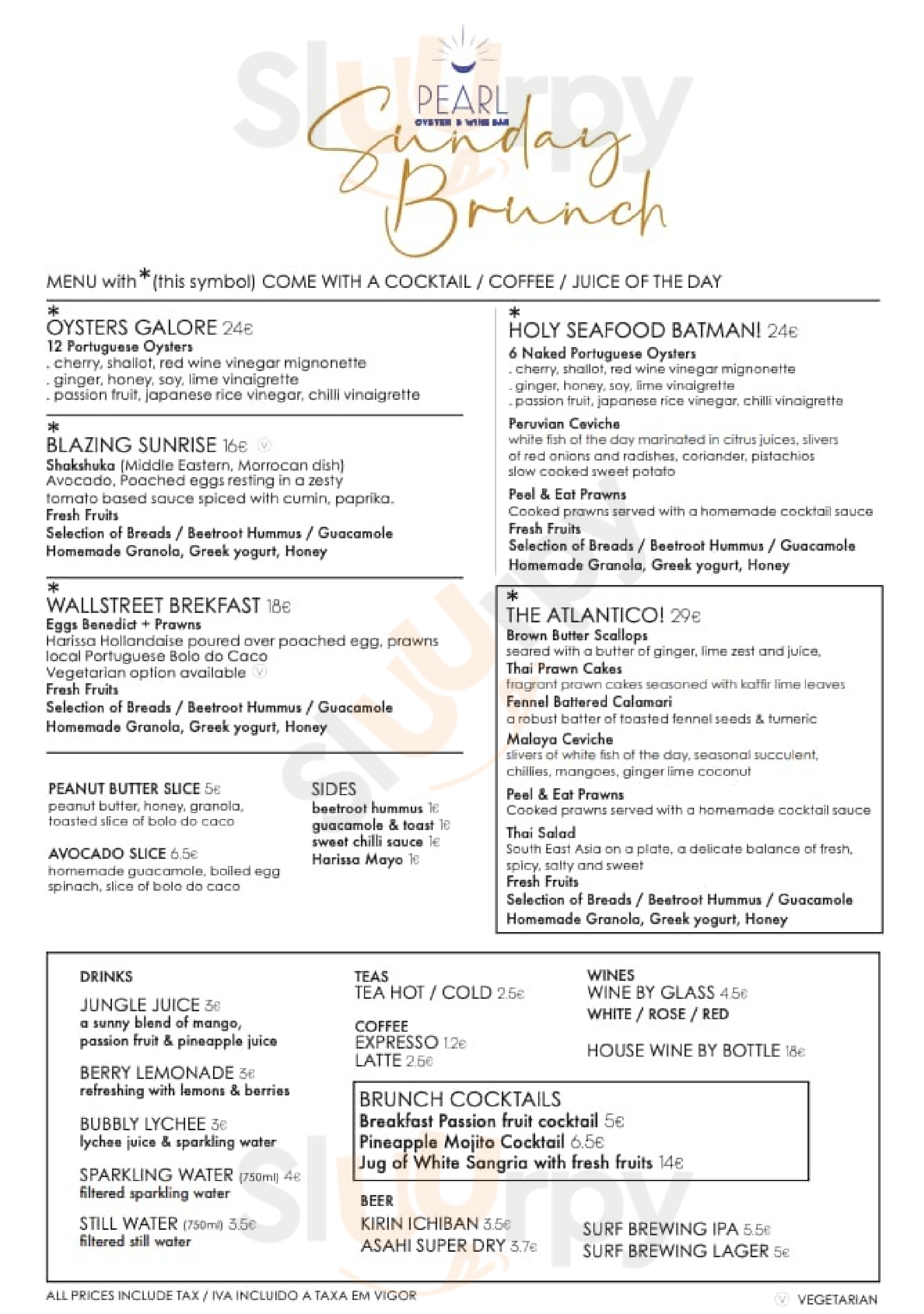 Pearl Oyster And Wine Bar Ericeira Menu - 1