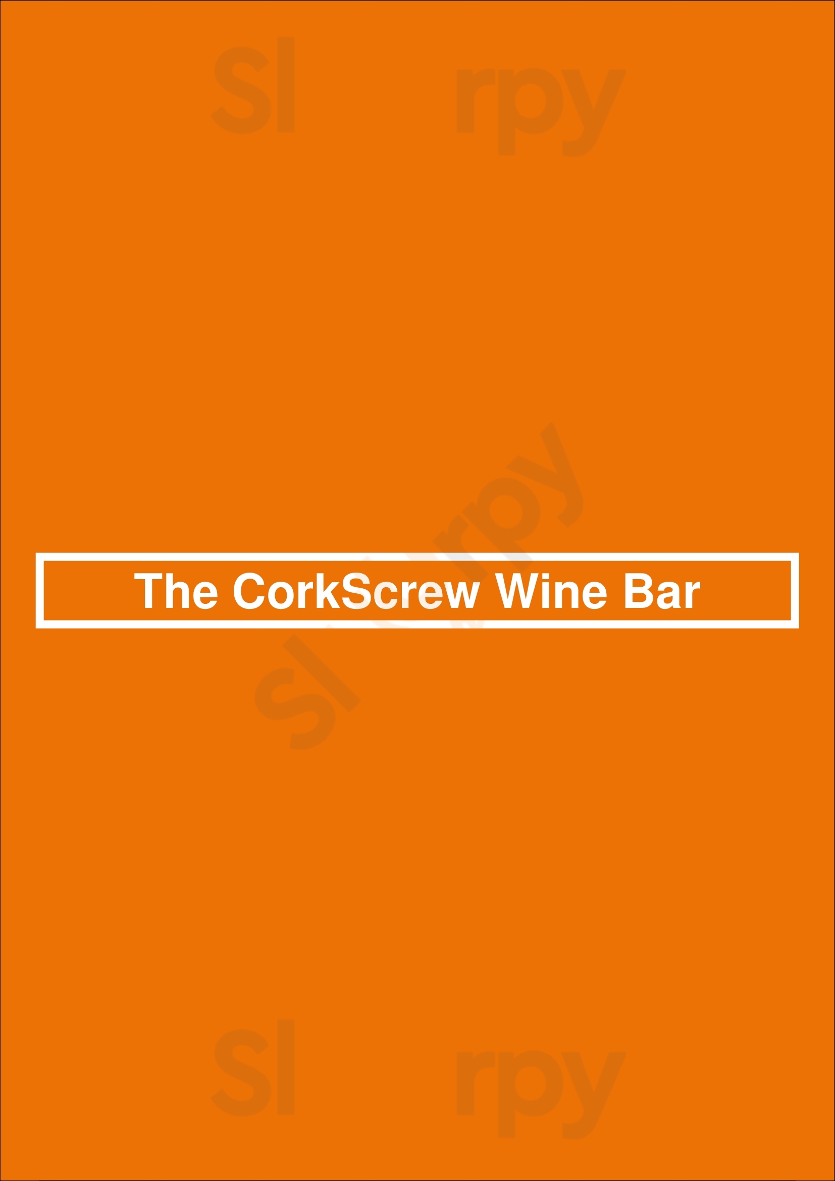 The Corkscrew Lisboa Menu - 1
