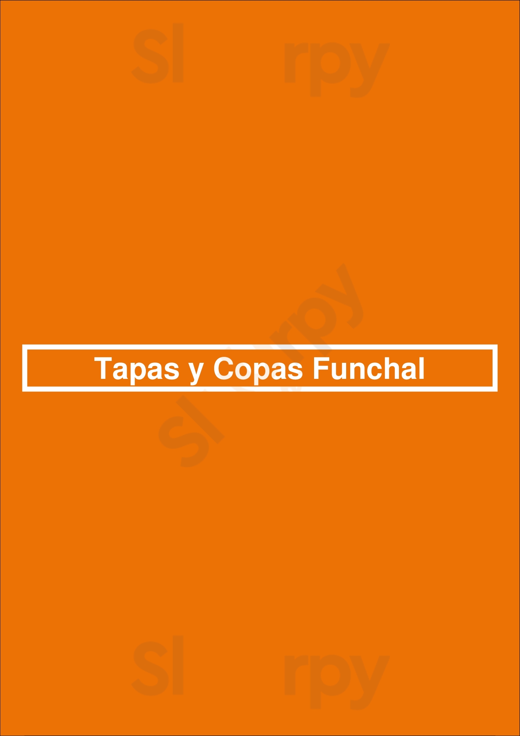 Tapas Y Copas Funchal Funchal Menu - 1