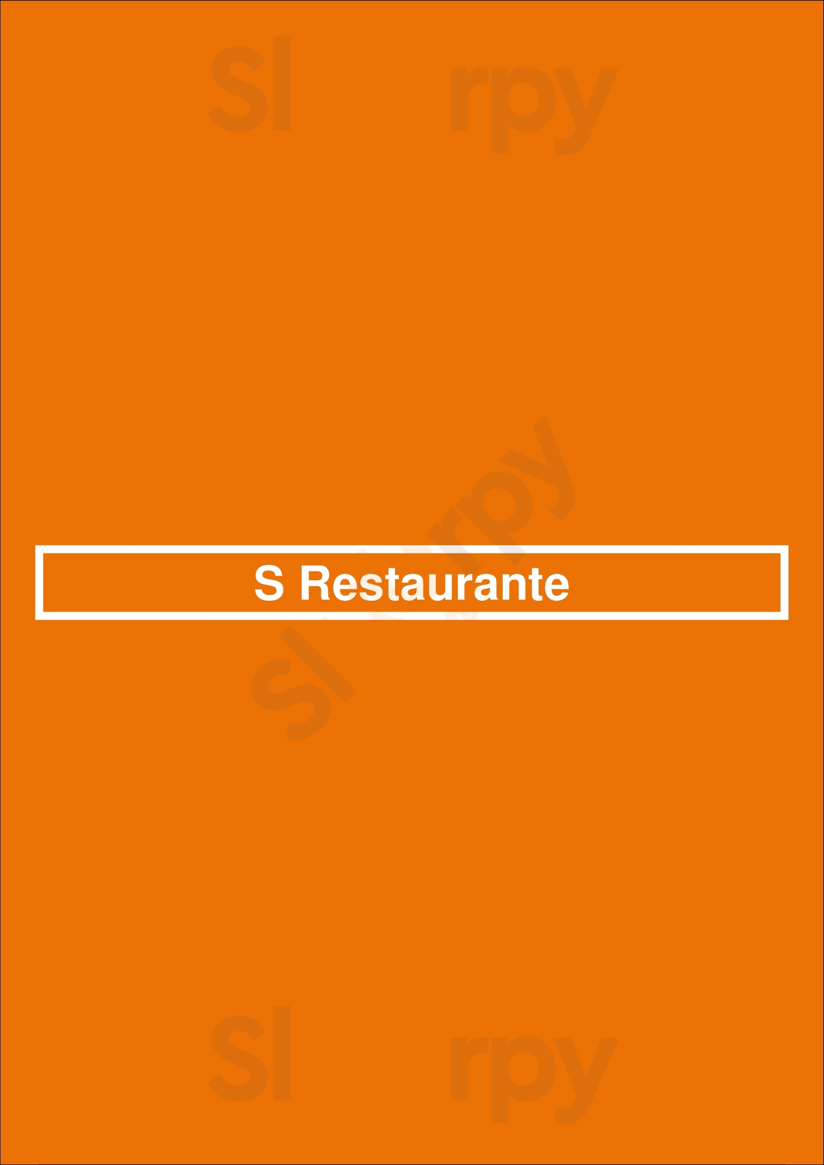 S Restaurante Lisboa Menu - 1