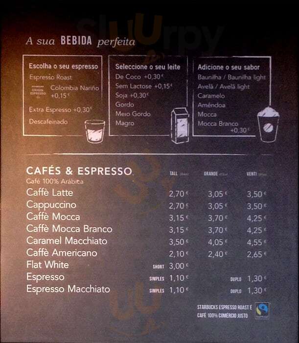 Starbucks Eci Vila Nova De Gaia Vila Nova de Gaia Menu - 1