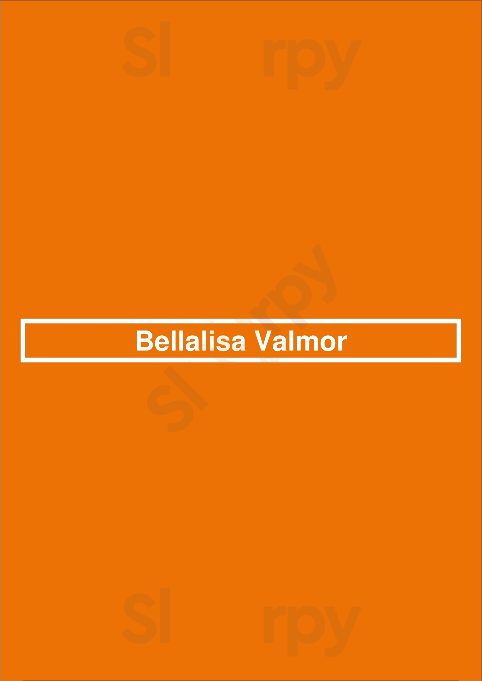 Bellalisa Valmor Lisboa Menu - 1