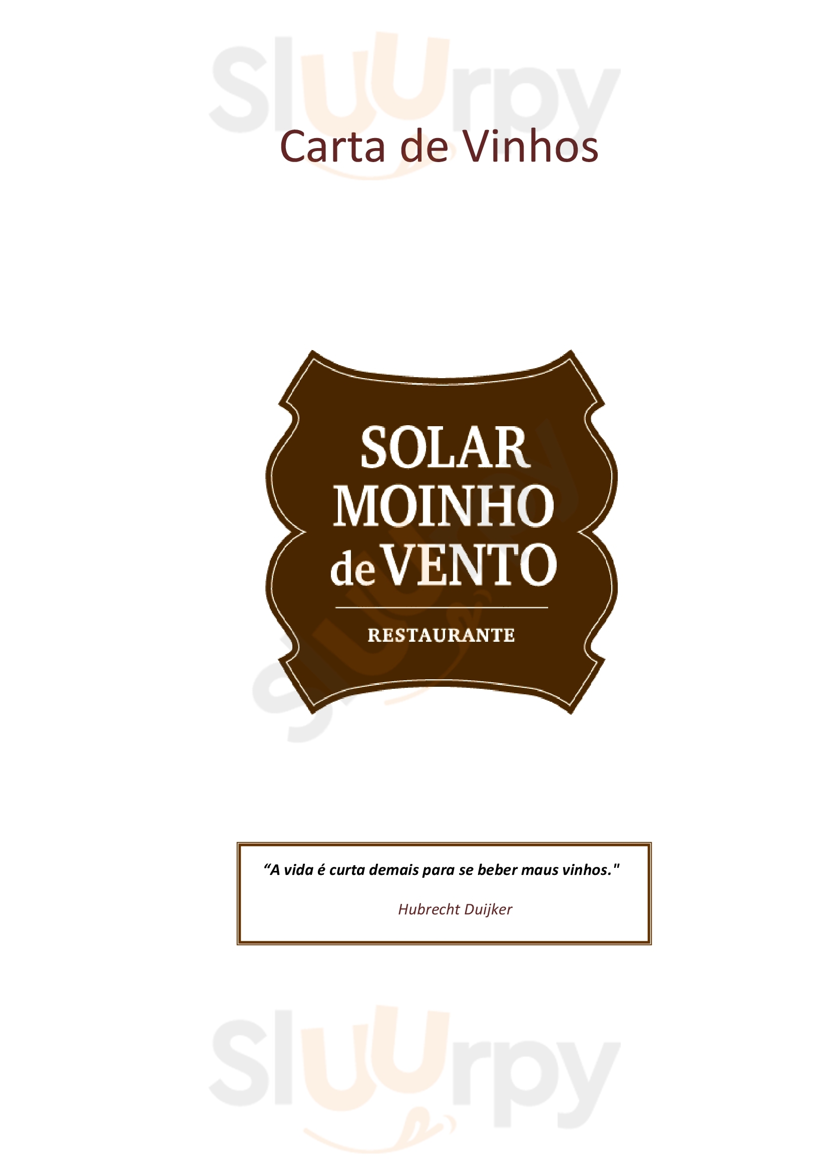 Main Menu - Solar Moinho De Vento
