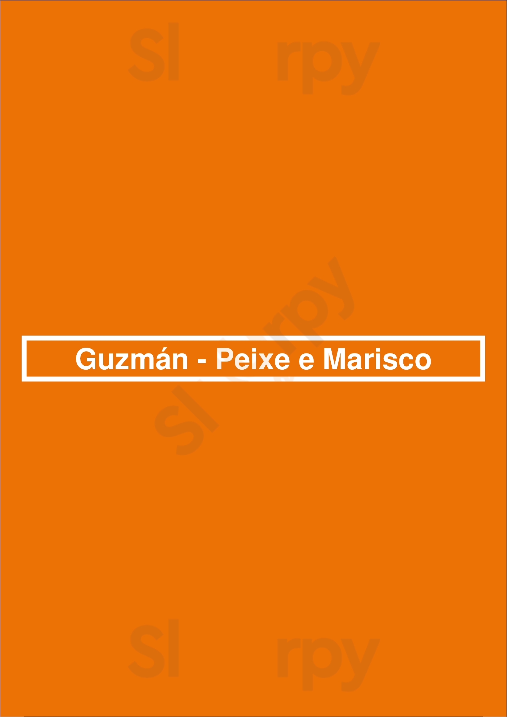 Guzmán - Peixe E Marisco Almada Menu - 1