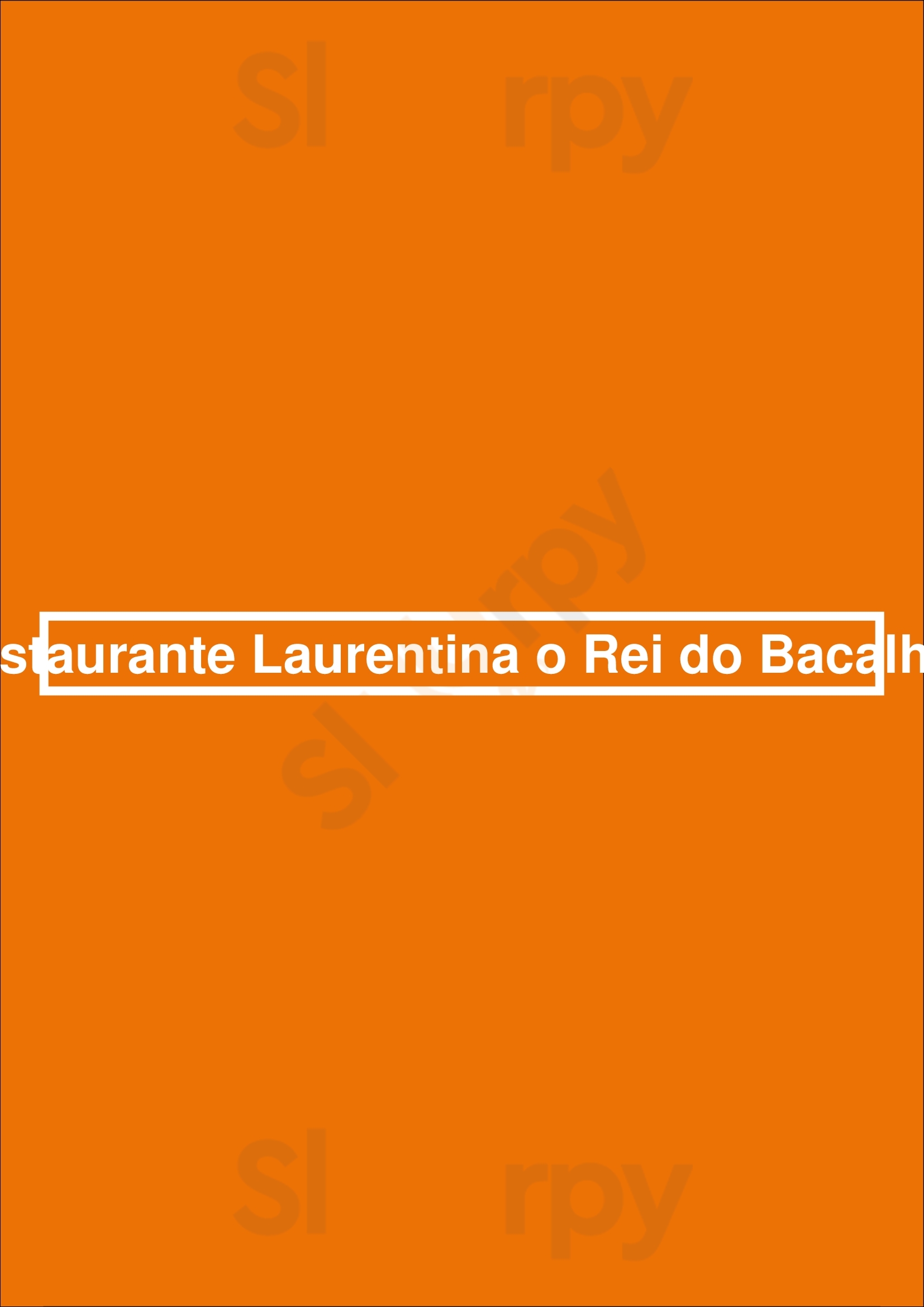 Restaurante Laurentina O Rei Do Bacalhau Lisboa Menu - 1