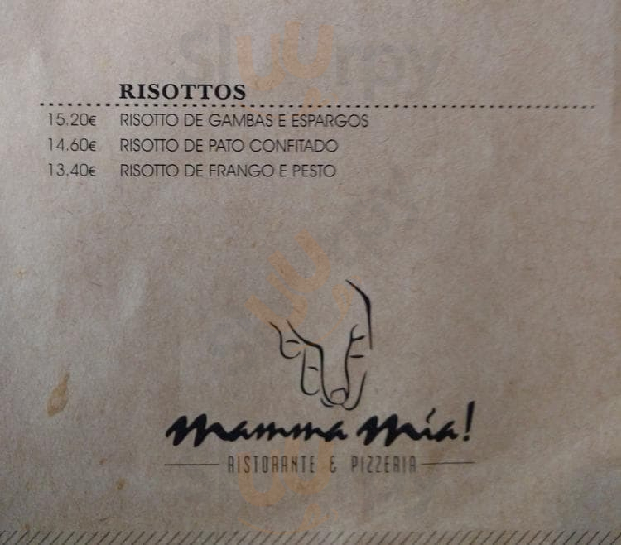 Mamma Mia Ristorante & Pizzeria Porto Menu - 1