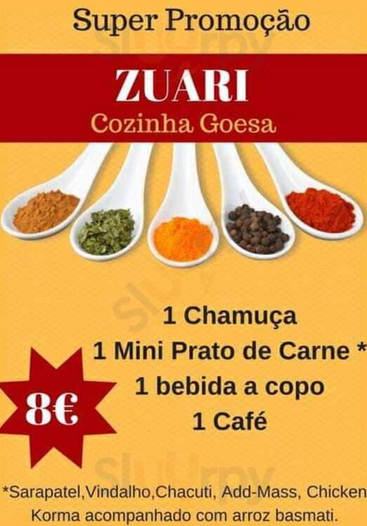 Restaurante Zuari Lisboa Menu - 1