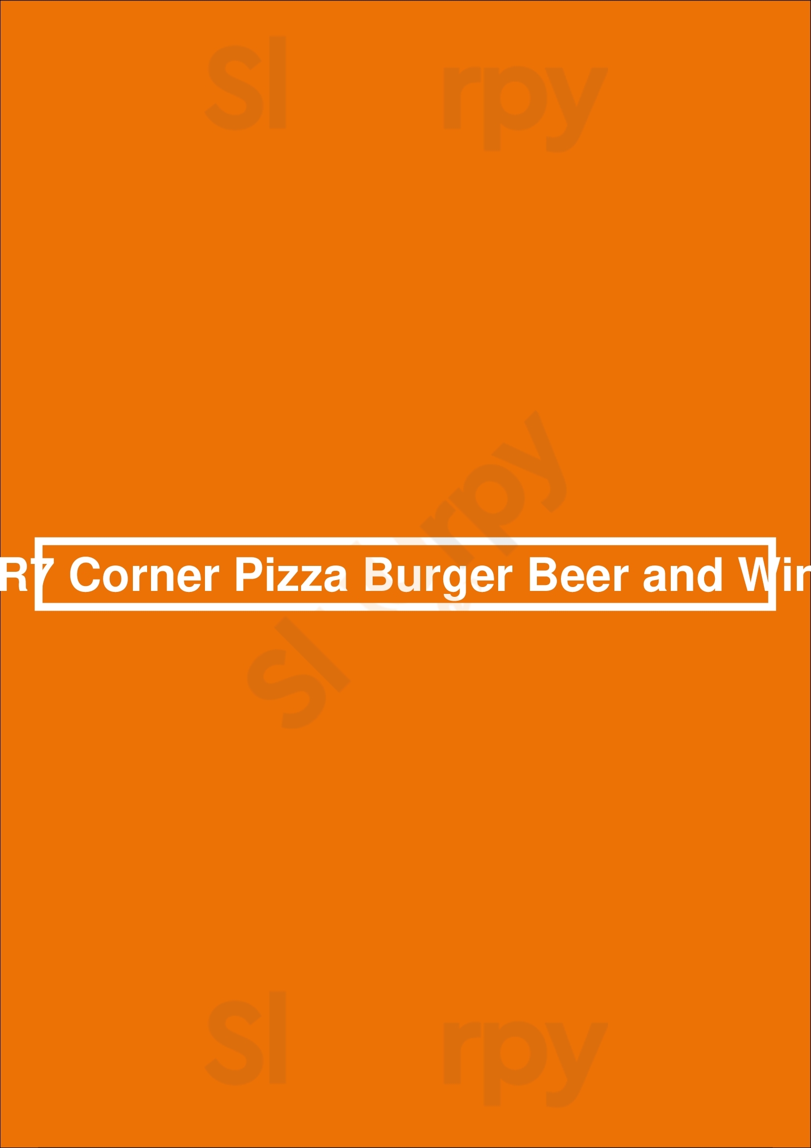 Cr7 Corner Pizza Burger Beer And Wine Funchal Menu - 1