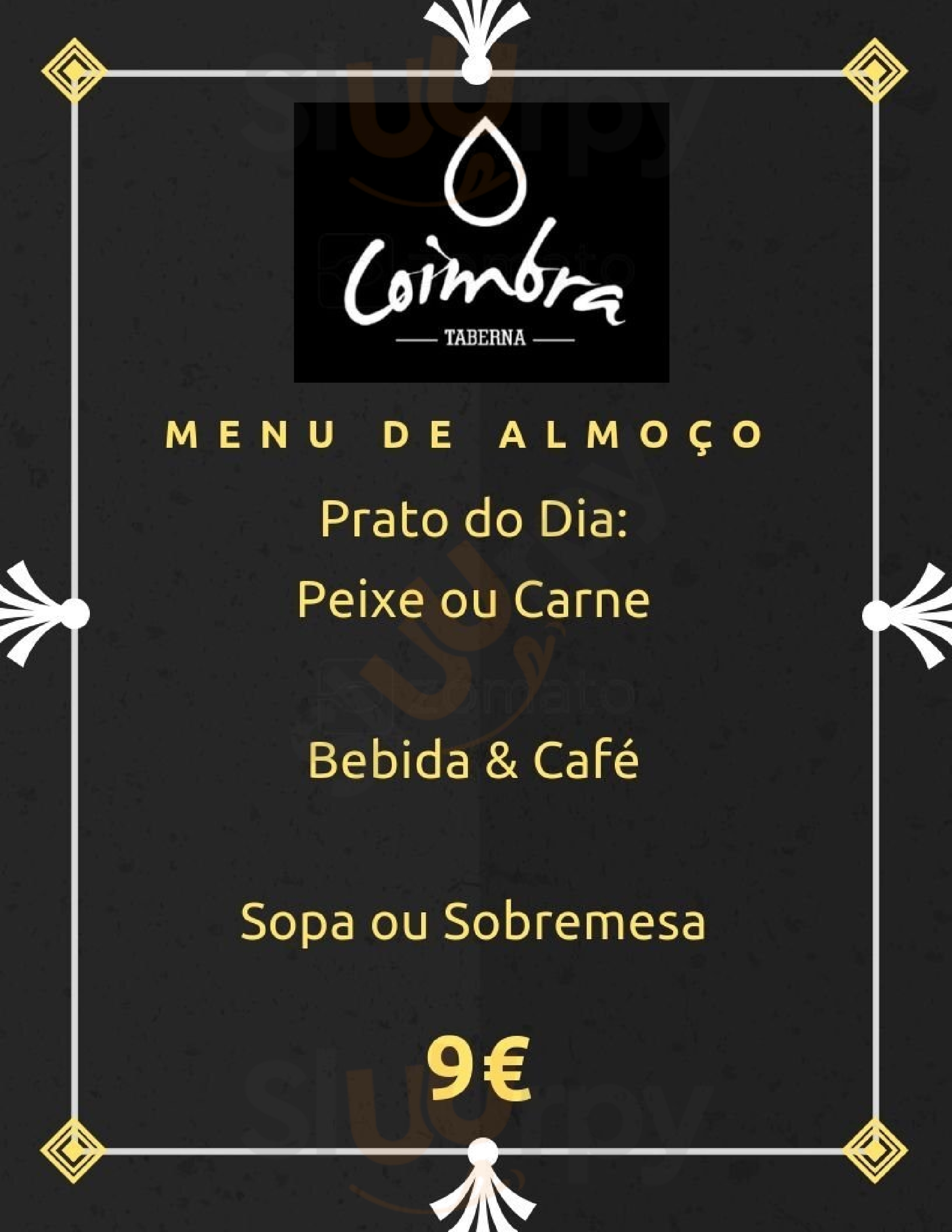 Coimbra Taberna Lisboa Menu - 1