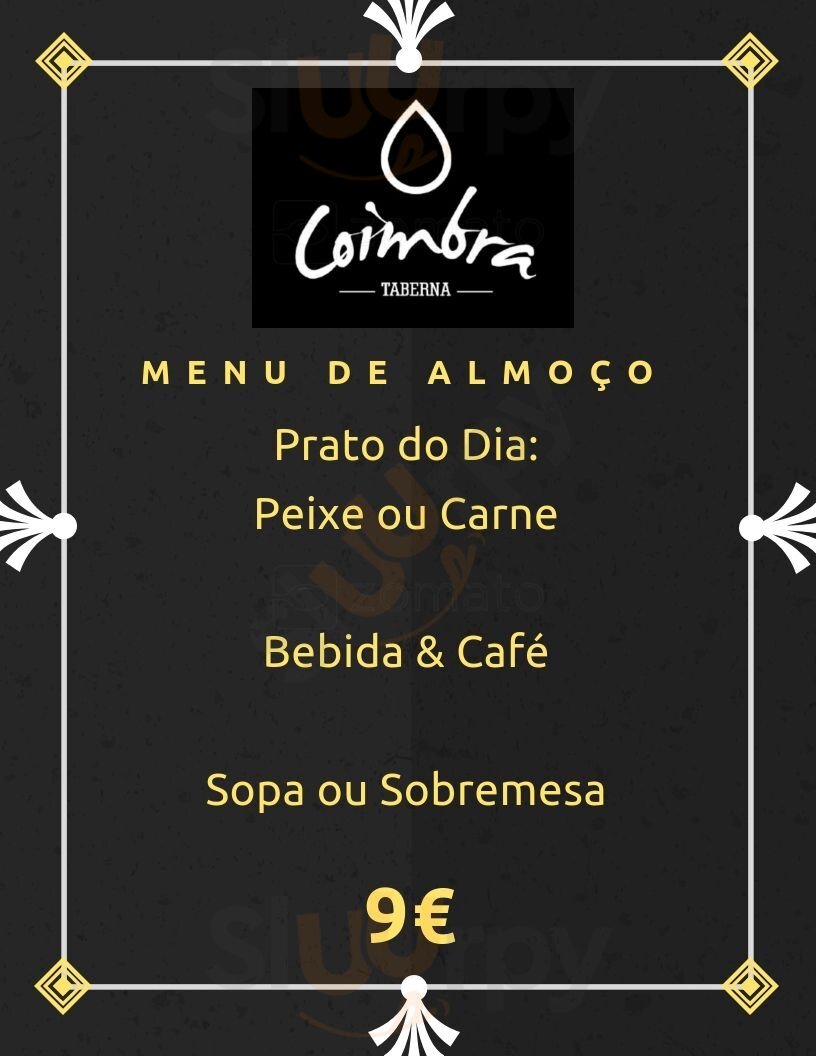 Coimbra Taberna Lisboa Menu - 1
