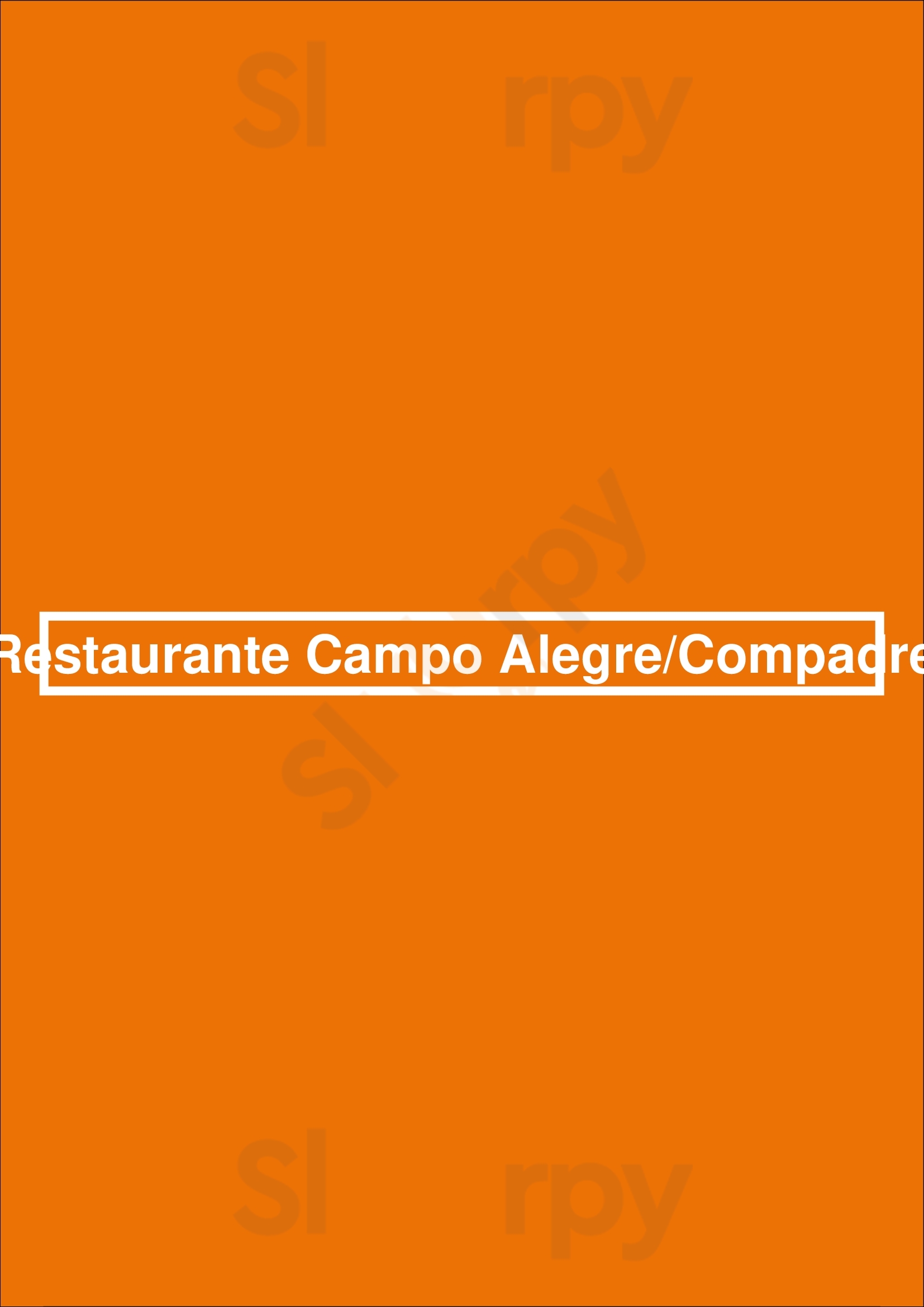 Restaurante Campo Alegre/compadre Porto Menu - 1