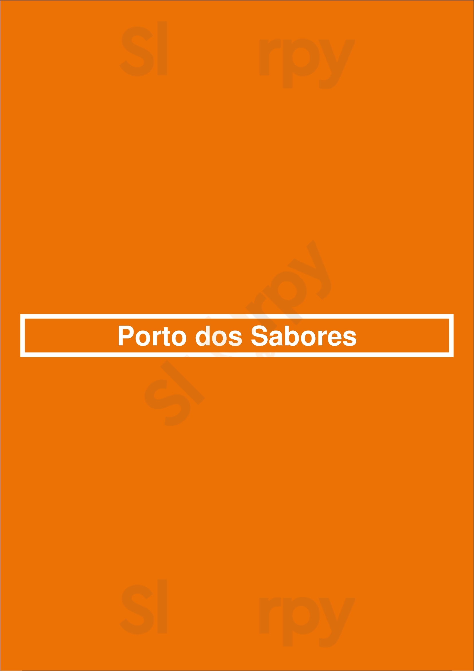 Porto Dos Sabores Matosinhos Menu - 1