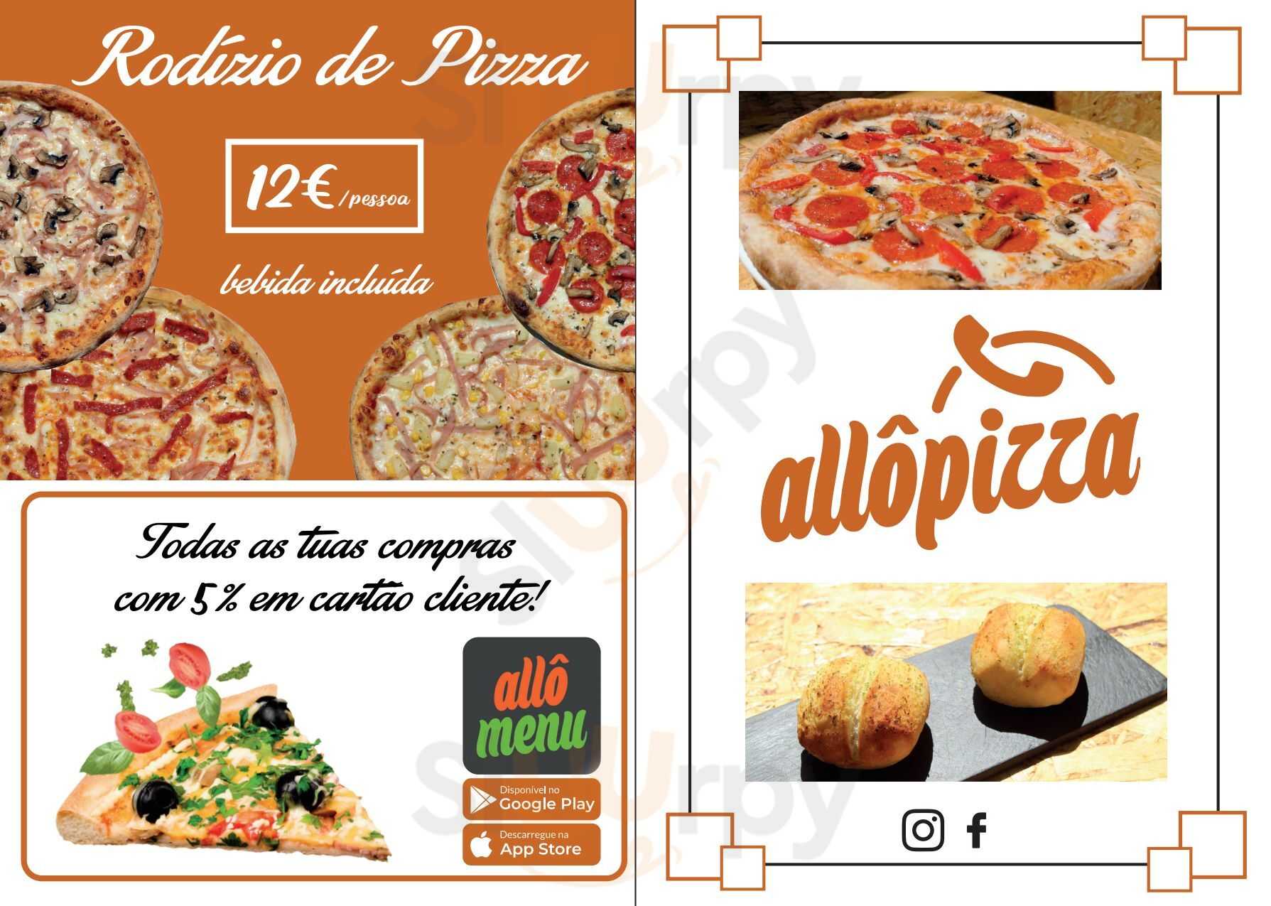 Allô Pizza Coimbra Menu - 1