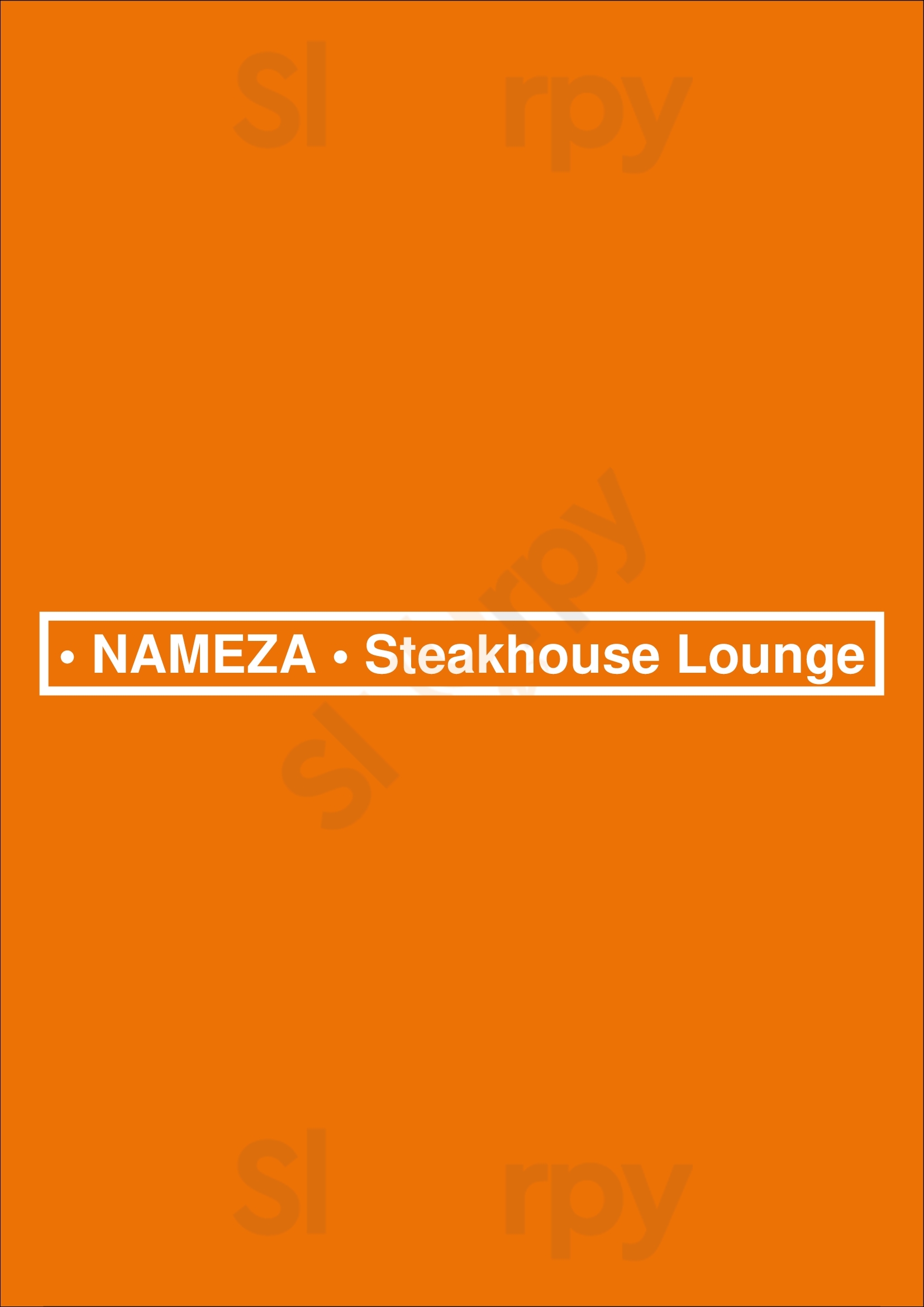 • Nameza • Steakhouse Lounge Estoril Menu - 1