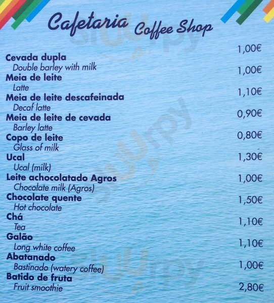 Bista Mar Cafe-esplanada Matosinhos Menu - 1