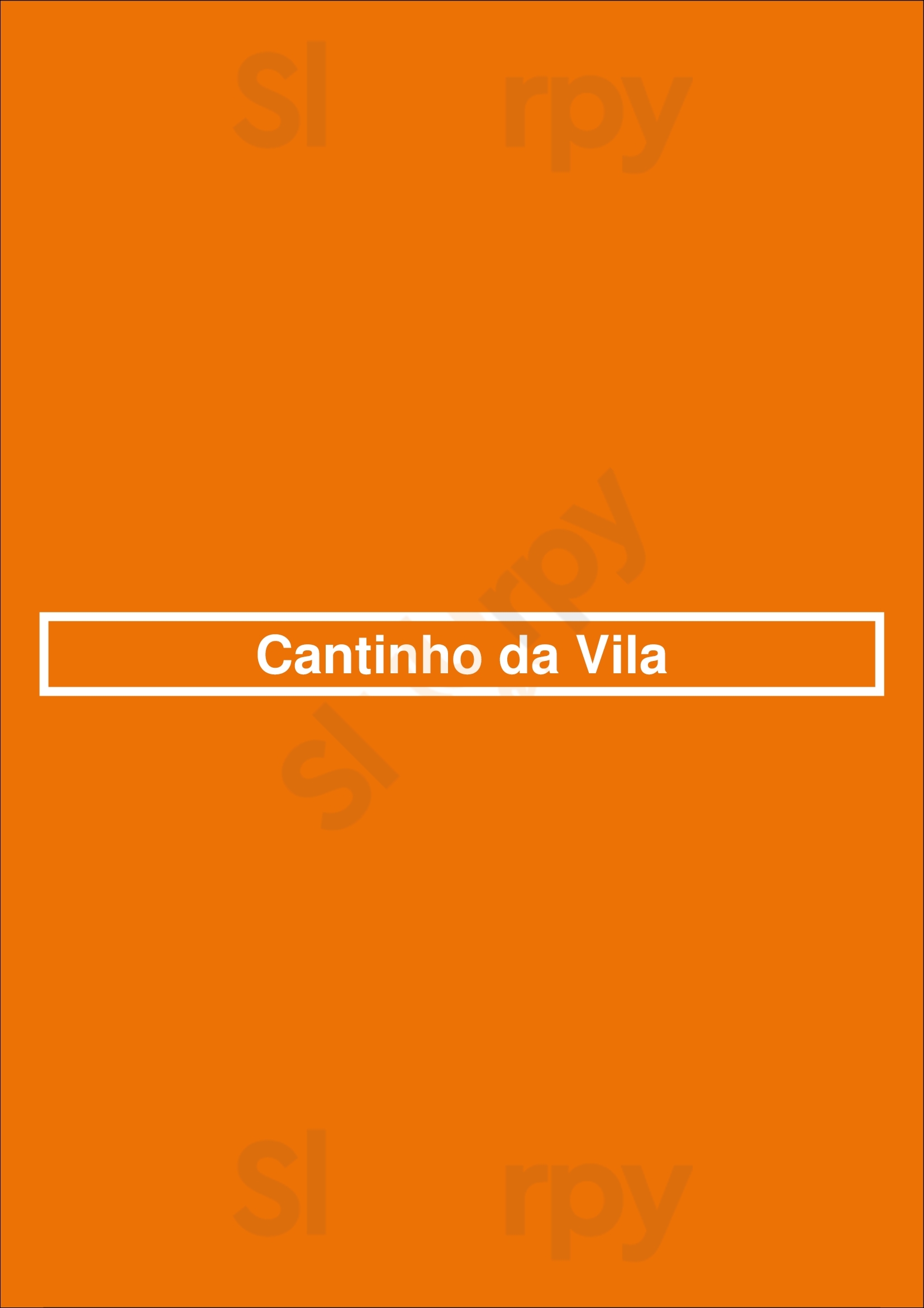 Cantinho Da Vila Sintra Menu - 1
