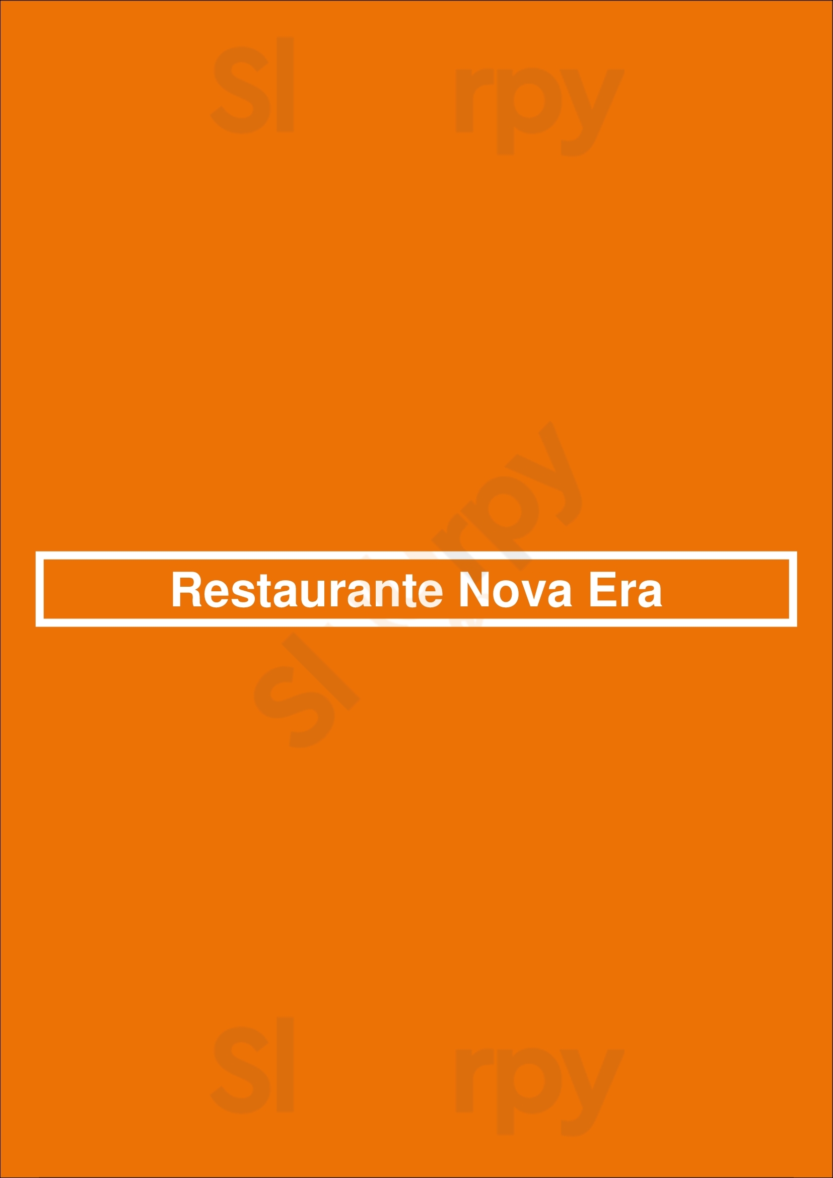 Restaurante Nova Era Porto Menu - 1
