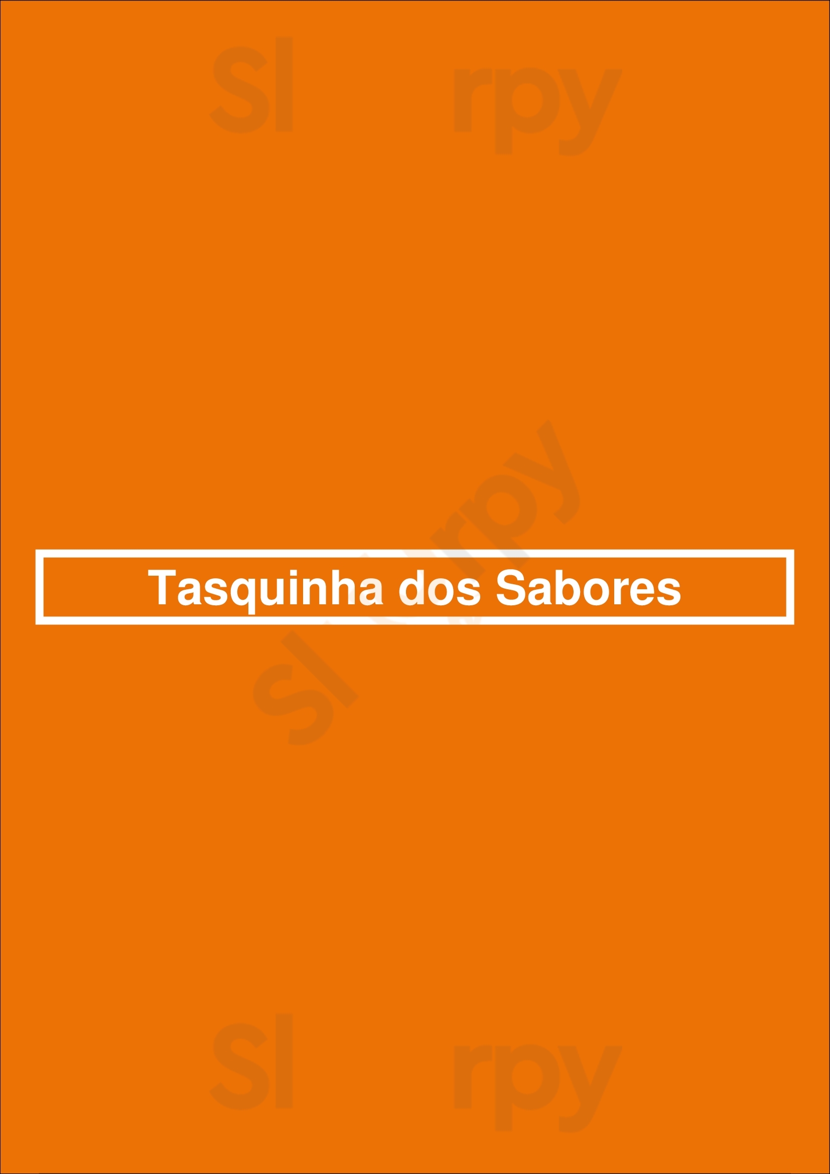 Tasquinha Dos Sabores Porto Menu - 1