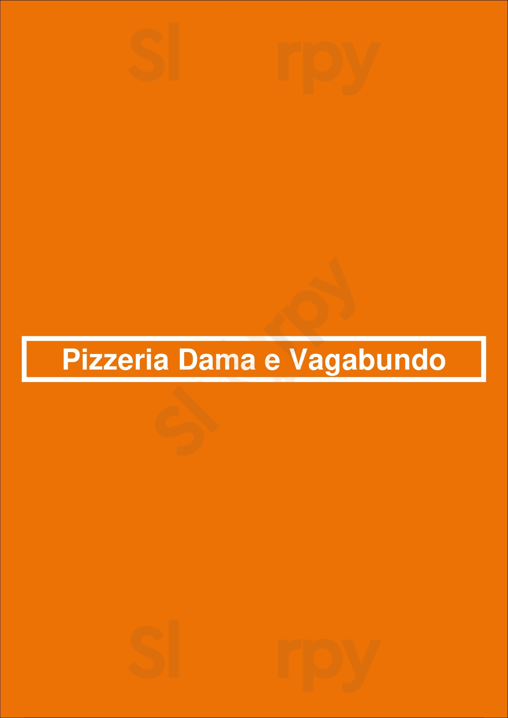 Pizzeria Dama E Vagabundo Lisboa Menu - 1