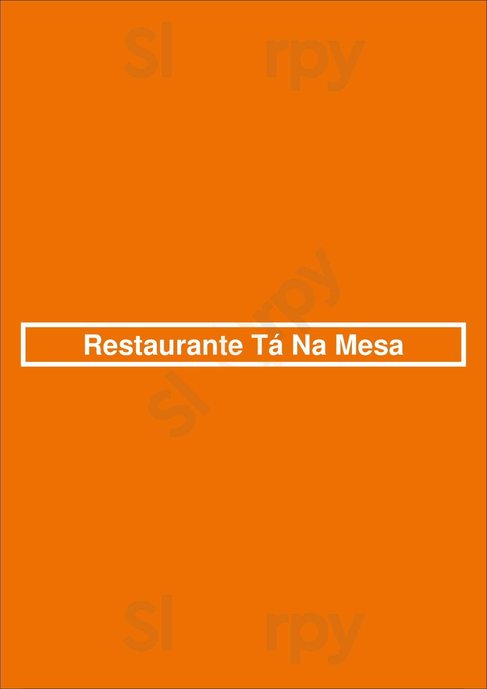 Restaurante Tá Na Mesa Vila Nova de Gaia Menu - 1
