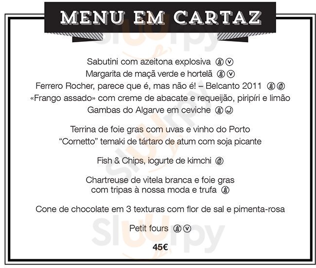 Mini Bar Porto Porto Menu - 1