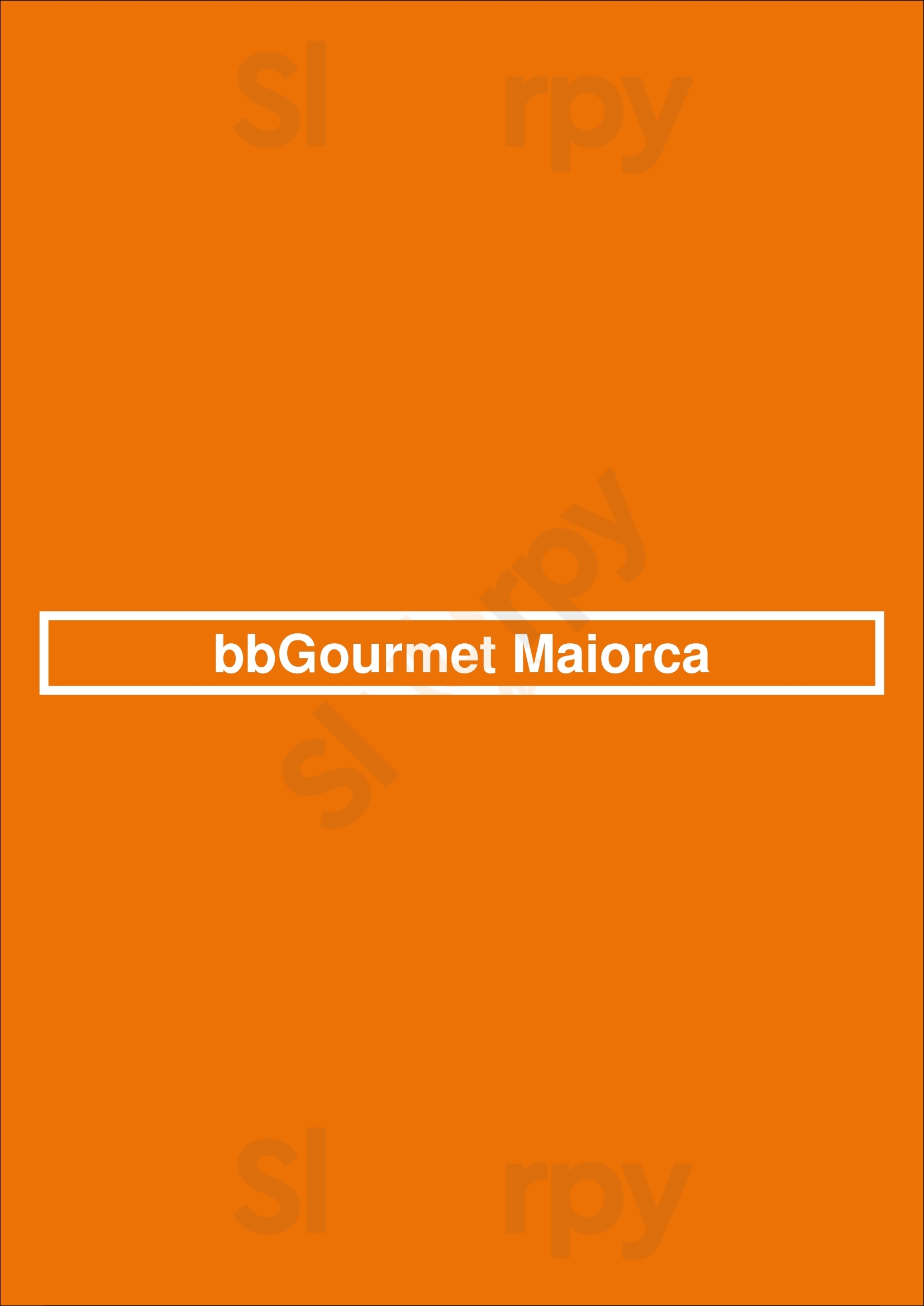 Bbgourmet Maiorca Porto Menu - 1