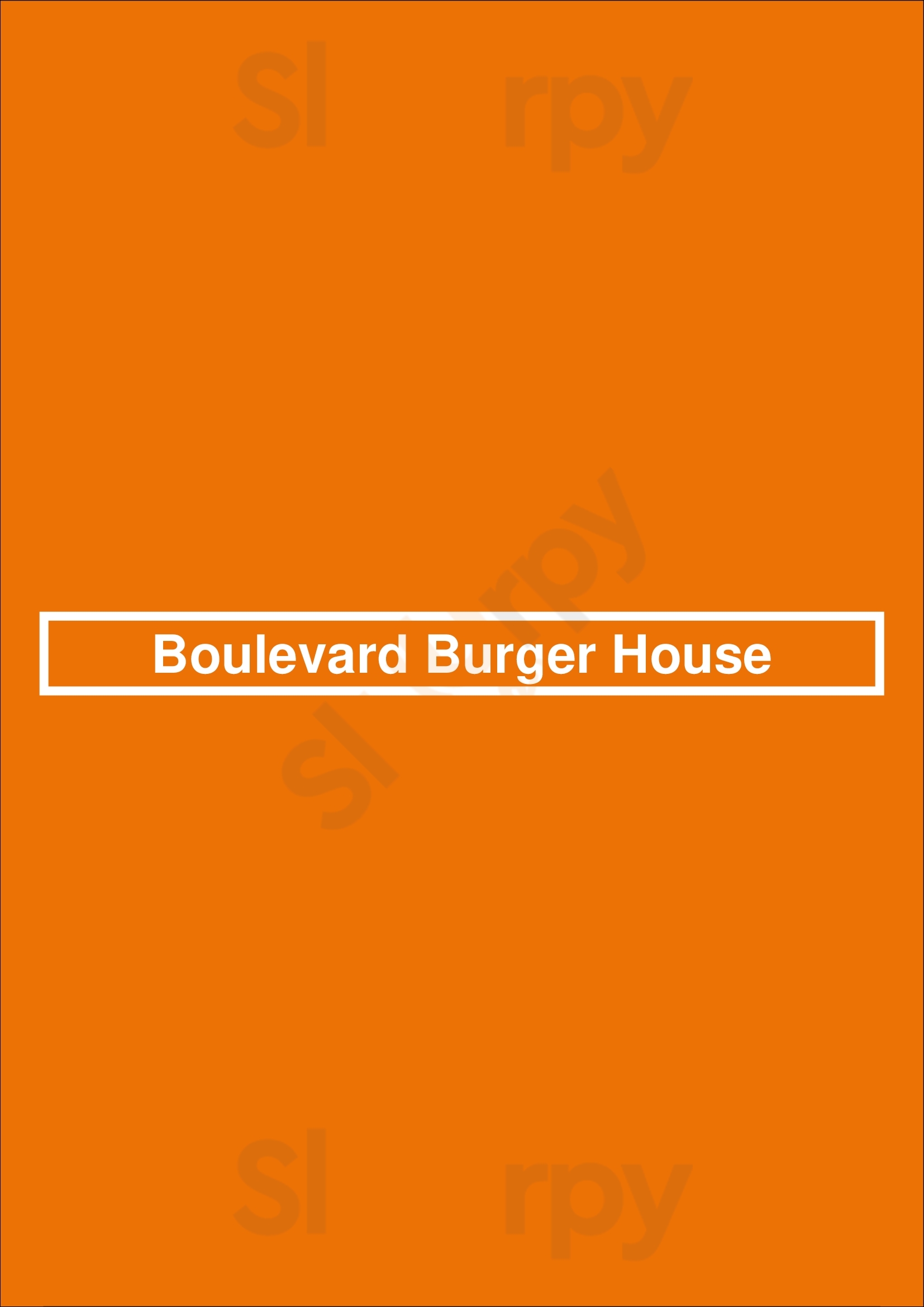 Boulevard Burguer House Porto Menu - 1