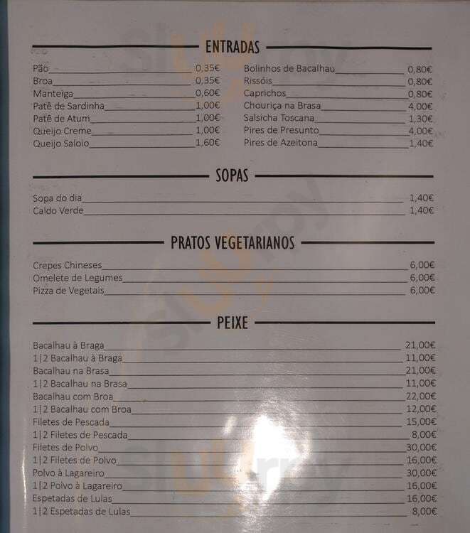 Churrasqueira Palácio Porto Menu - 1