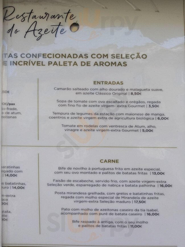 Restaurante Do Azeite Lisboa Menu - 1