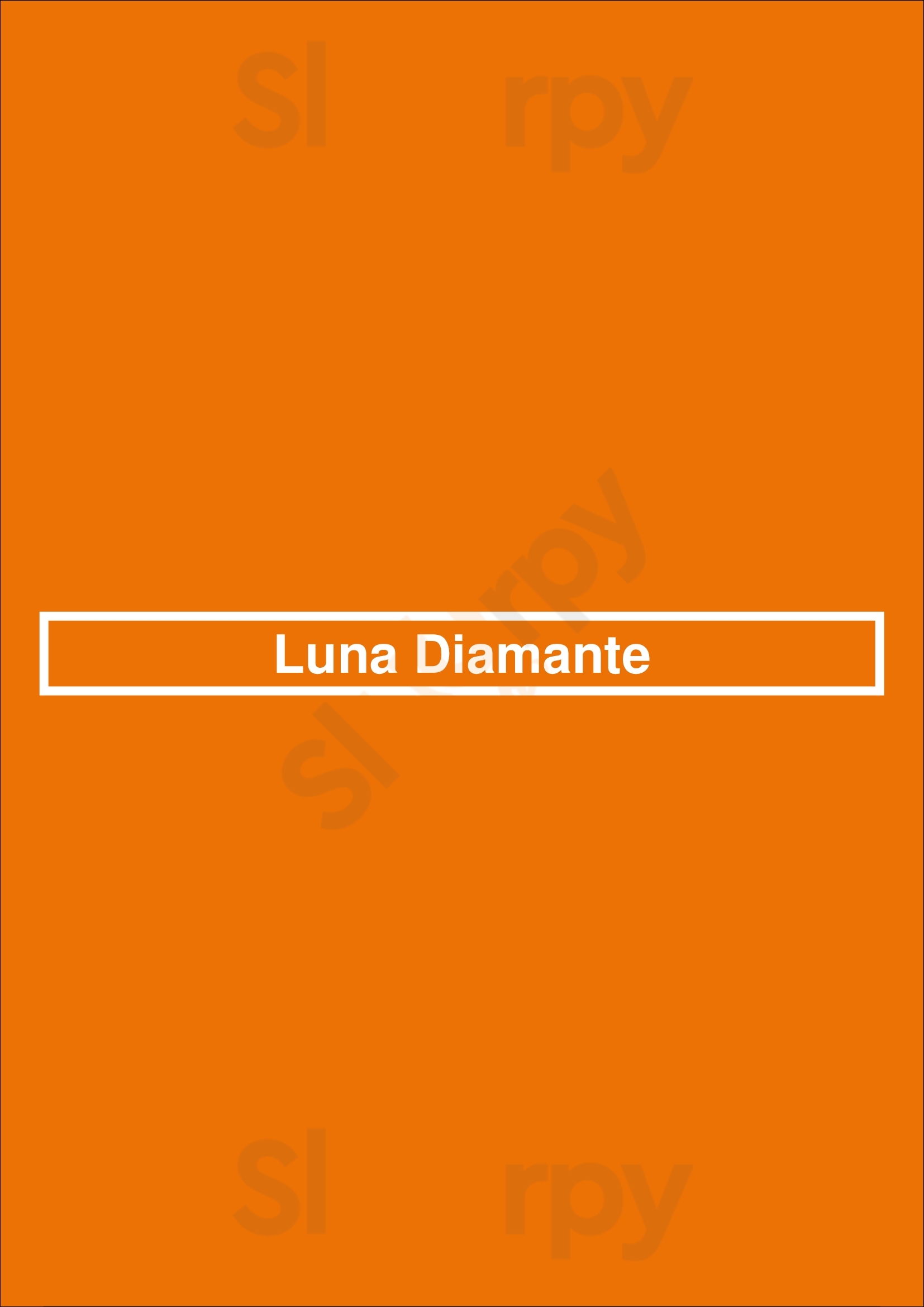 Luna Diamante Sesmarias Menu - 1